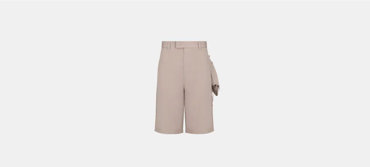 Dior o1w1db10824 Convertible Pants in Beige Size US 40 / EU 56 - 5 Thumbnail