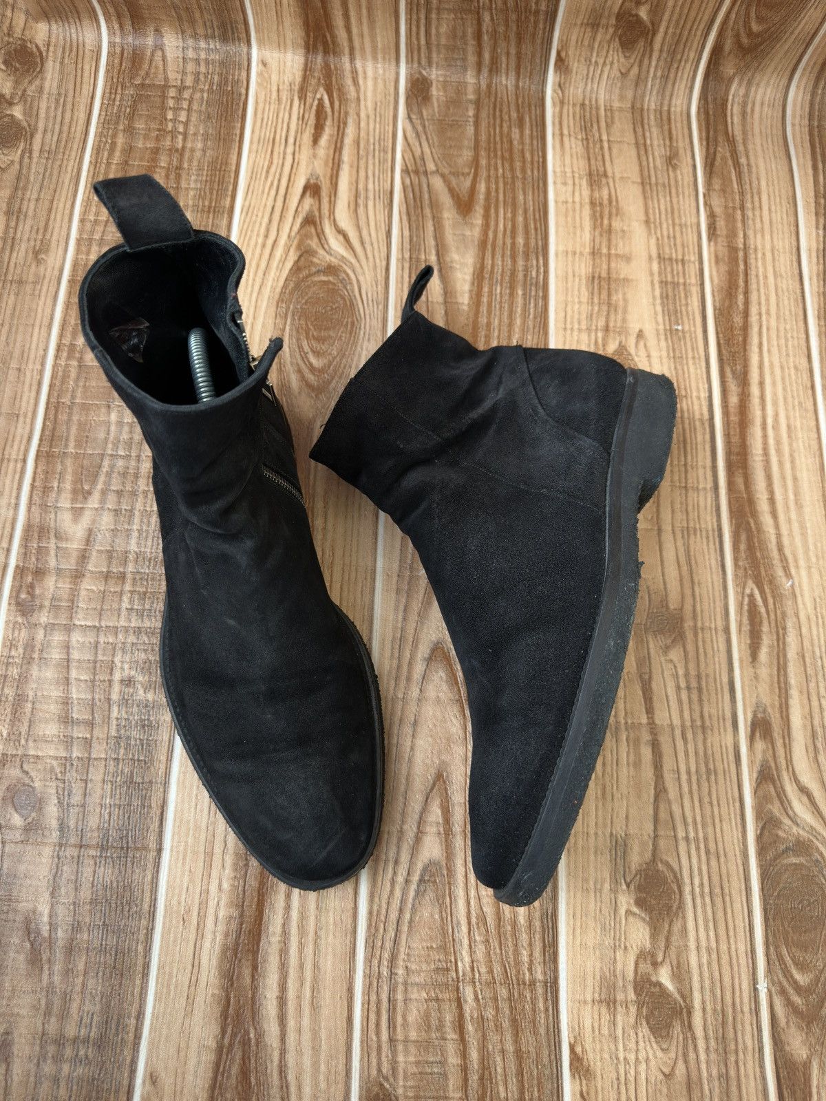 Dior × Kris Van Assche Dior Homme KVA 12AW Calf Skin Zip Boots Size US 9 / EU 42 - 12 Thumbnail