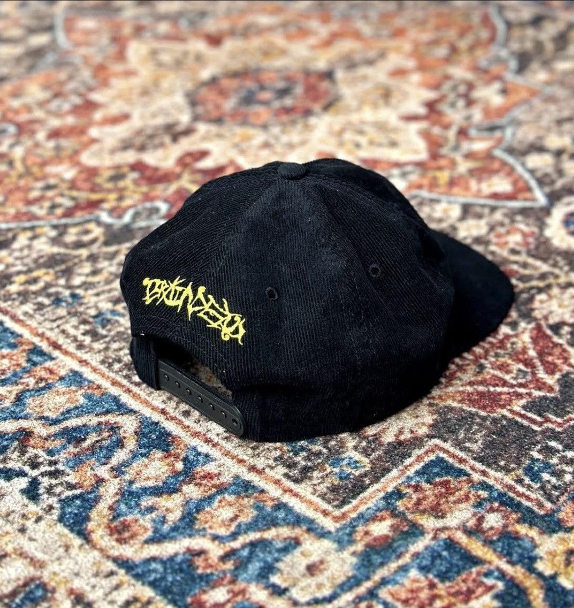 Brain Dead BRAIN DEAD SOUND & FURY ‘23 CORDUROY HAT (BLACK) Size ONE SIZE - 4 Thumbnail