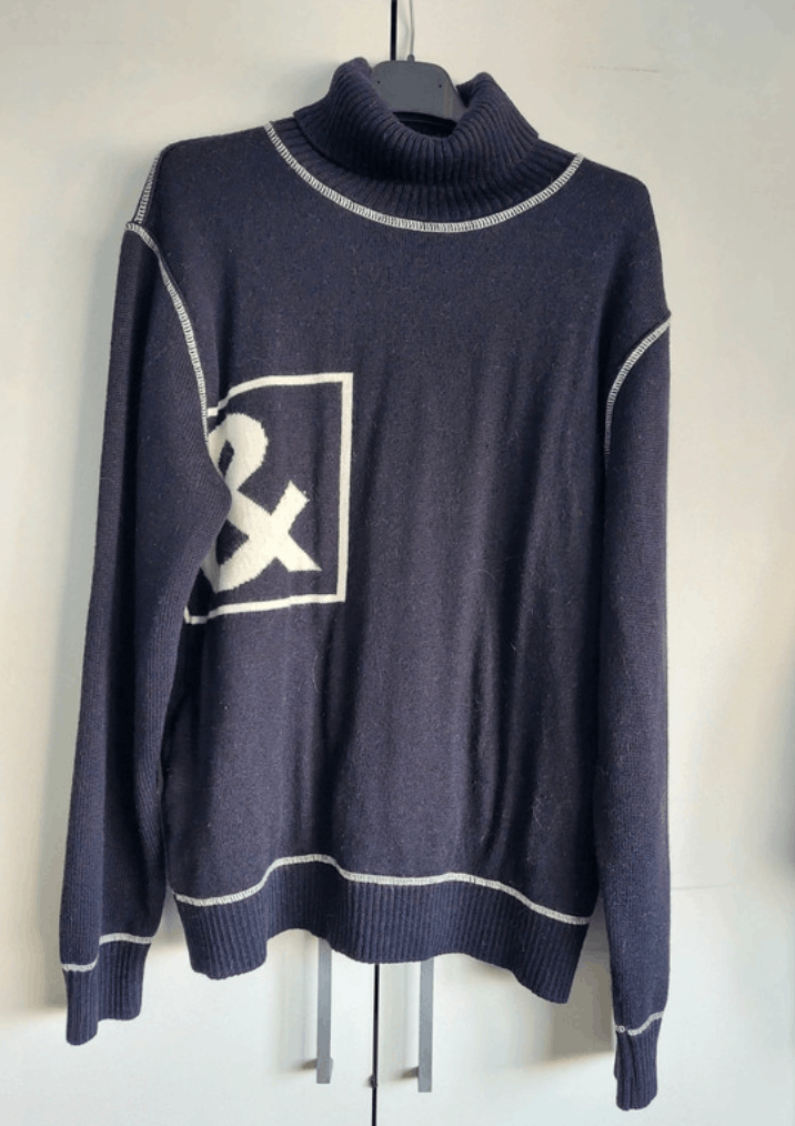 Dolce & Gabbana Dolce & Gabbana Jumper Knit Sweater Turtleneck Logo EX0233 Size US L / EU 52-54 / 3 - 1 Thumbnail