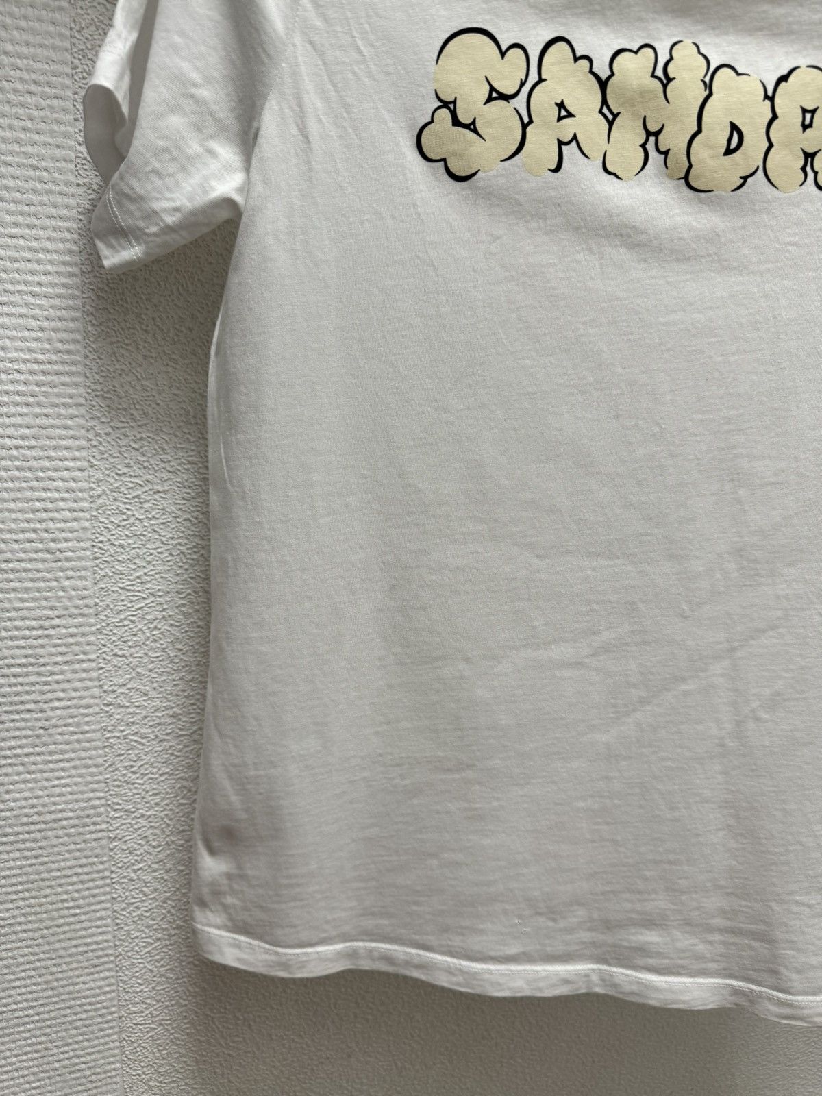Sandro Sandro Paris white t-shirt S sz graffiti print Size US S / EU 44-46 / 1 - 4 Thumbnail