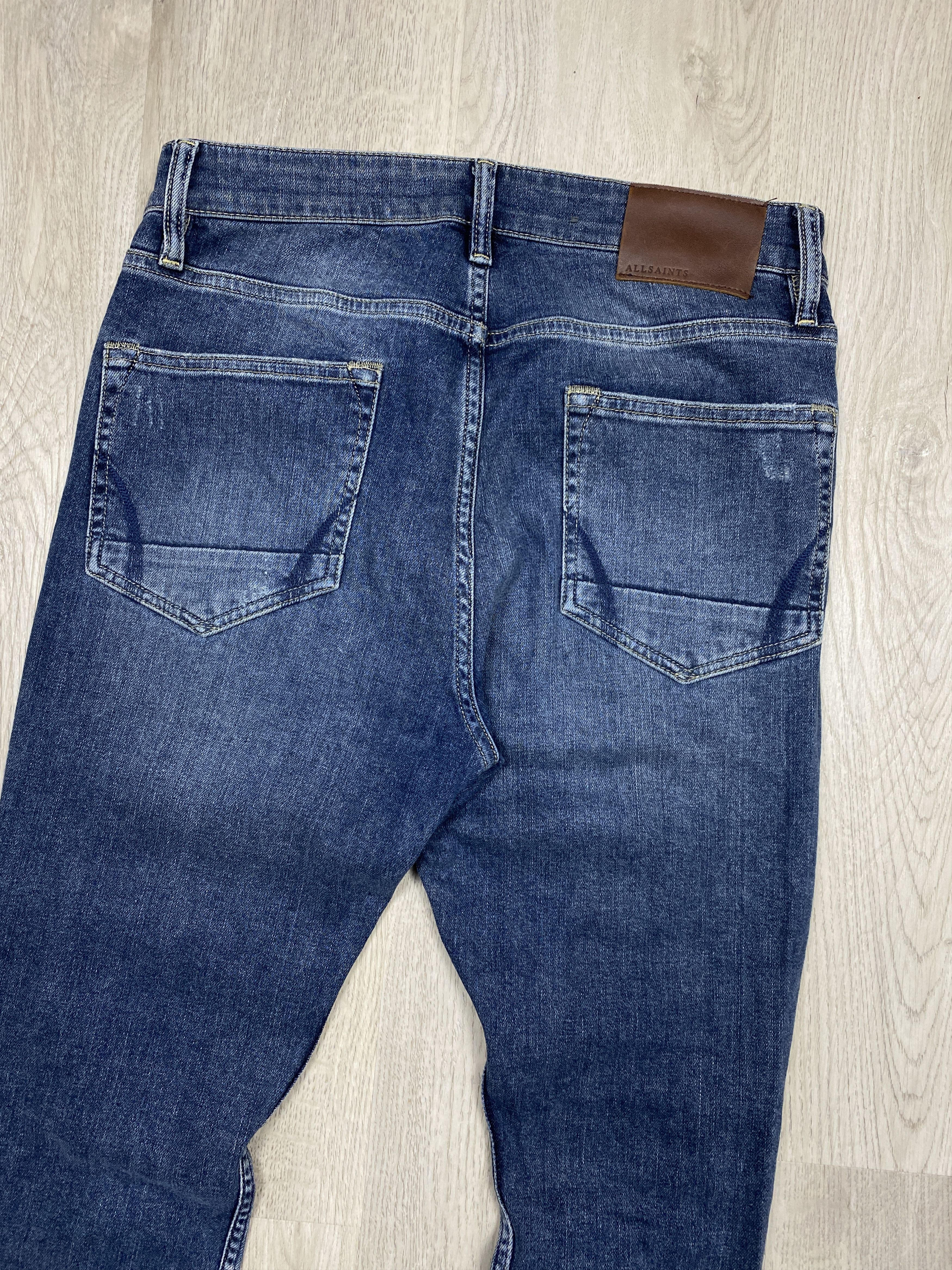 Allsaints Allsaints Damaged Cigarette Mens Denim Pants Jeans Size US 30 / EU 46 - 8 Thumbnail