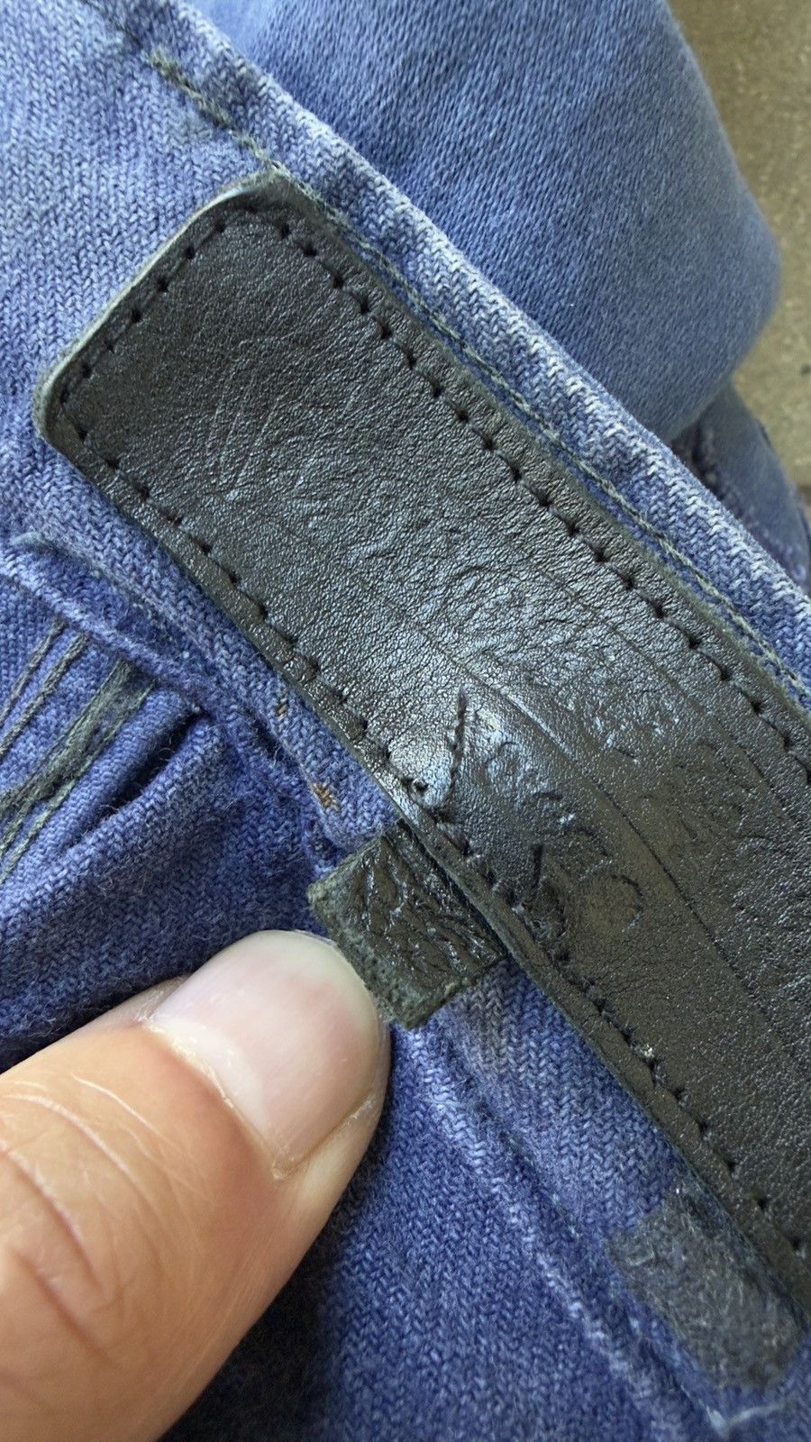Chrome Hearts RARE!ChromeHearts Blue Cross Patch Vintage French Work Pants Size US 36 / EU 52 - 8 Thumbnail