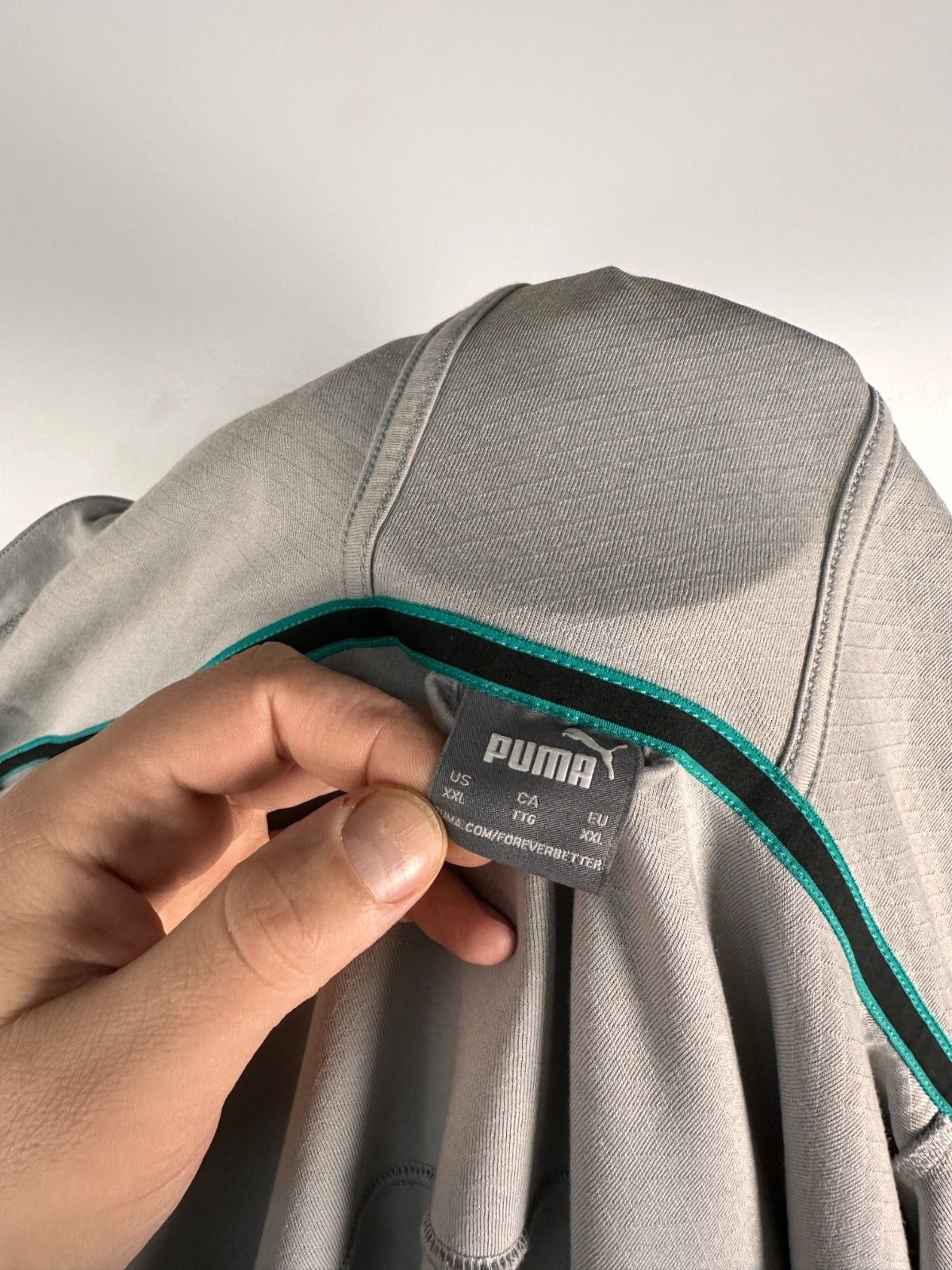 Puma Puma Mercedes Mapf1 Petronas Zip Hoodie Men's Grey Size XXL Size US XXL / EU 58 / 5 - 9 Thumbnail