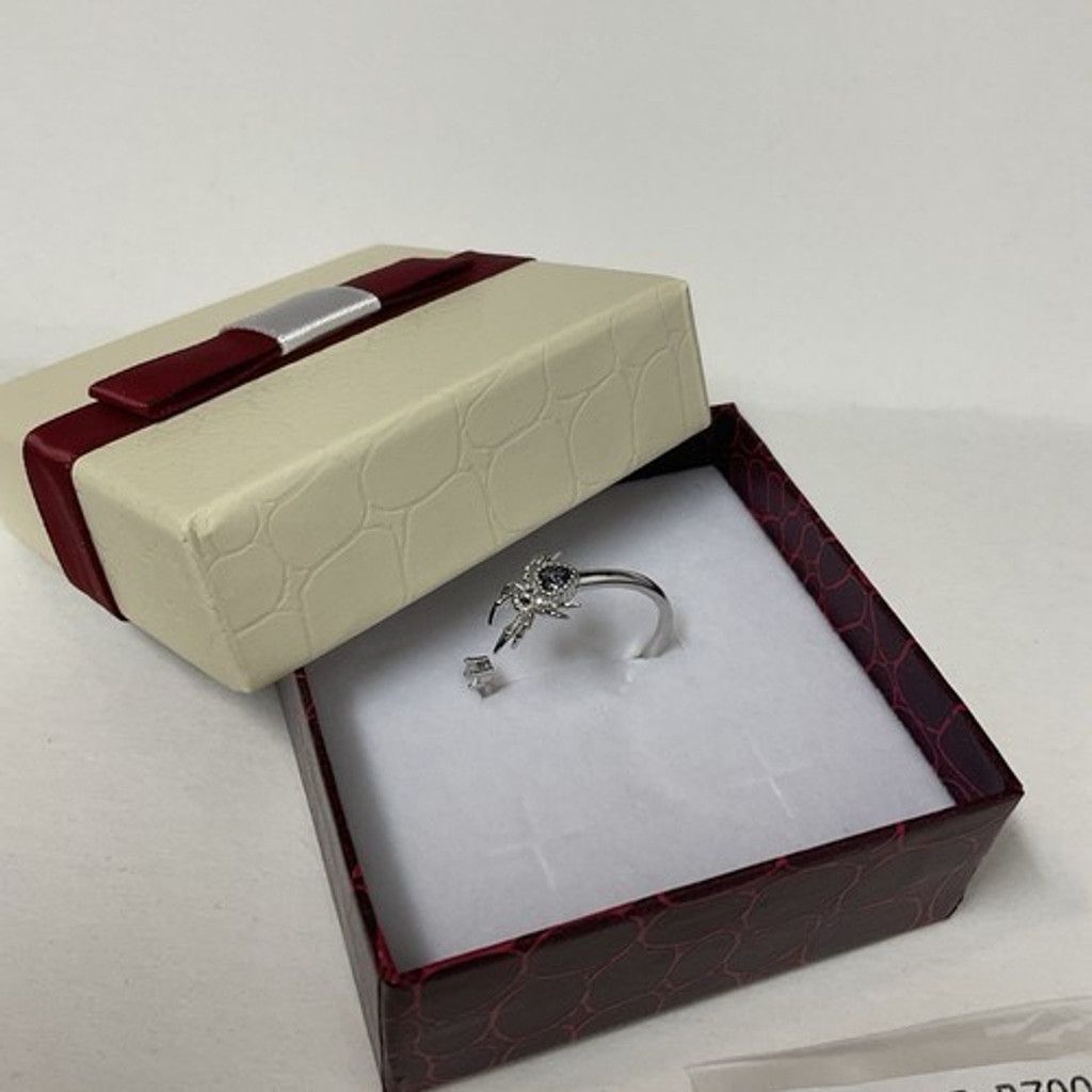 The Unbranded Brand NWT Halloween Ring 925 Sterling SilverSpider Adjustable Ring Size ONE SIZE - 11 Thumbnail