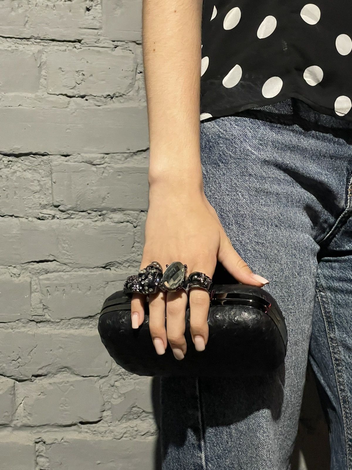 Alexander McQueen Clutch Alexander McQueen knuckle skull bag Size ONE SIZE - 17 Thumbnail
