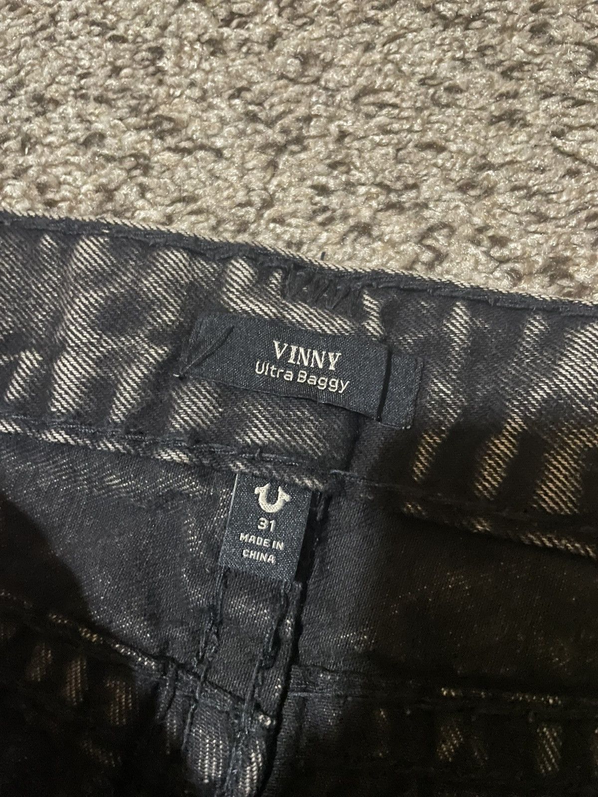 True Religion True Religion Vinny Ultra Baggy Jeans 31 x 34 Size US 31 - 5 Thumbnail