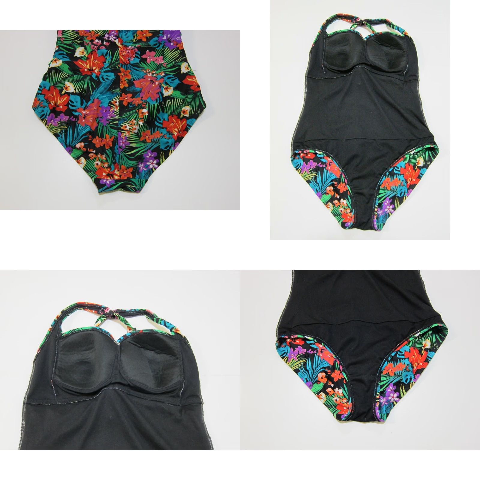 Catalina **Green Red Catalina Floral Ruched Women's One Piece Swimsuit 10** User: Green Red Catalina Floral Ruched Women's One Piece Swimsuit 10 Size ONE SIZE - 8 Thumbnail
