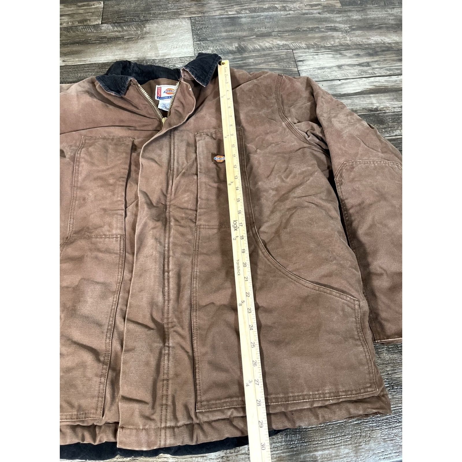 Dickies VINTAGE Dickies Barn Chore Coat Jacket Plaid Lined Corduroy Collar USA 90s XL Size US XL / EU 56 / 4 - 2 Thumbnail