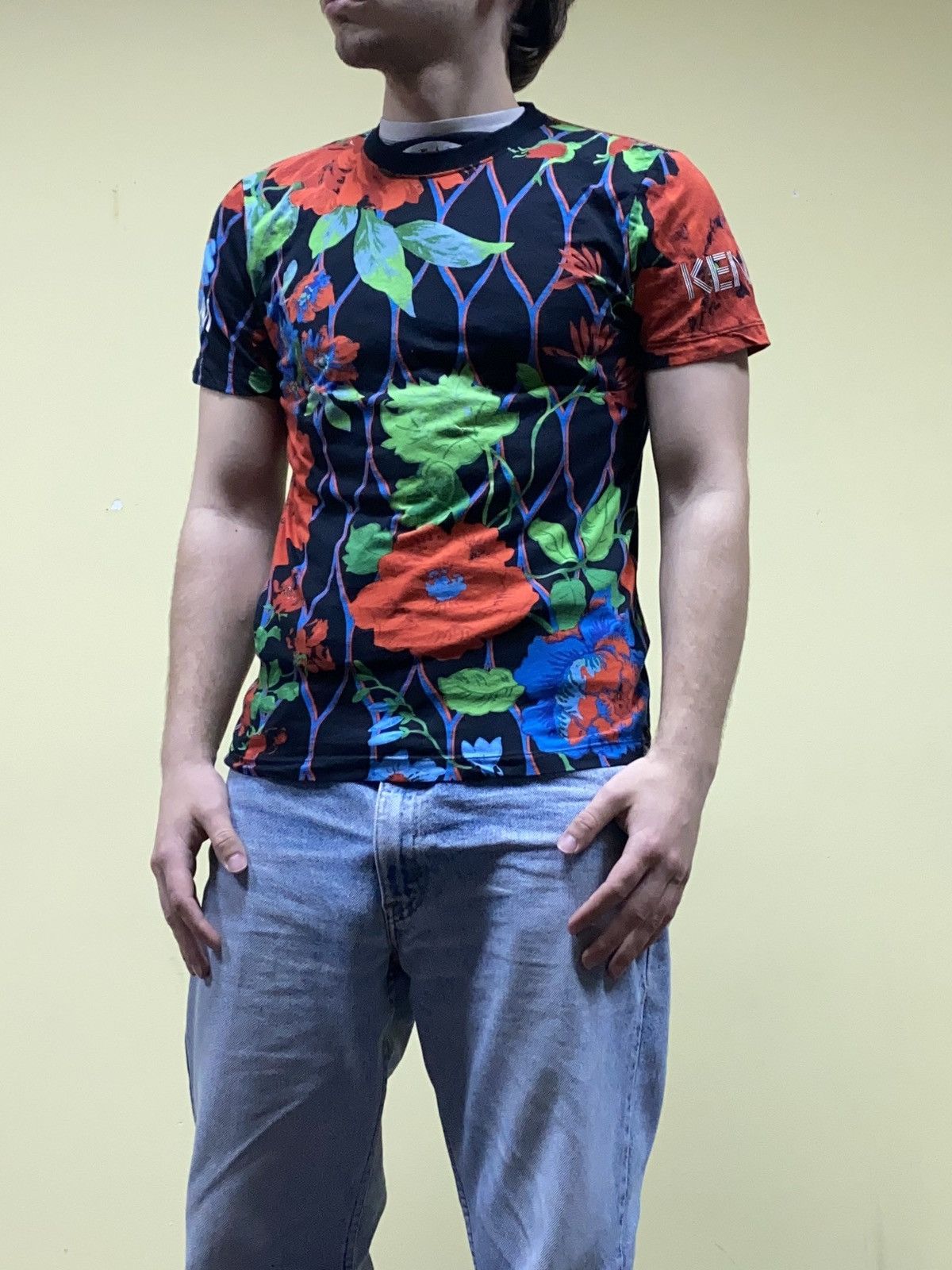 H&M × Kenzo Kenzo Paris flowers jungle over print t-shirt Size US S / EU 44-46 / 1 - 1 Thumbnail