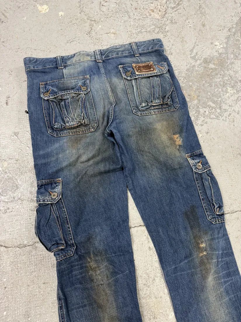 パンツ DOLCE&GABBANA 05aw destroyed cargo denim Archival Clothing × Dolce & Gabbana × Vintage AW2005 Dolce