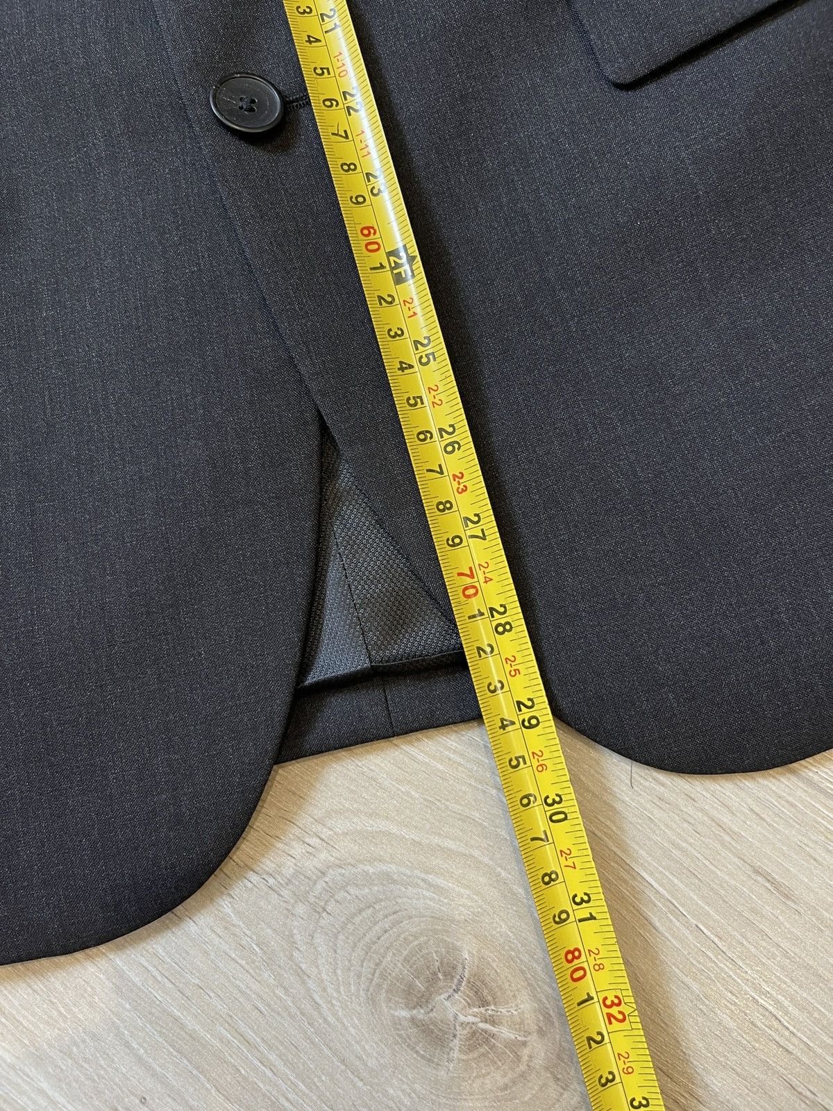 Hugo × Hugo Boss × Vintage Hugo boss classic jacket blazer dark grey 36R Size 36R - 13 Thumbnail