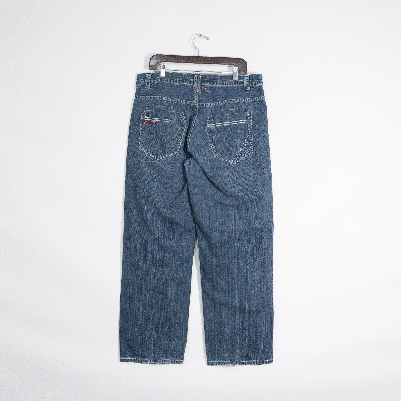 Enyce × Vintage Vintage Y2K Enyce Baggy Jeans 36x30 - Streetwear Distressed Size US 36 / EU 52 - 5 Thumbnail