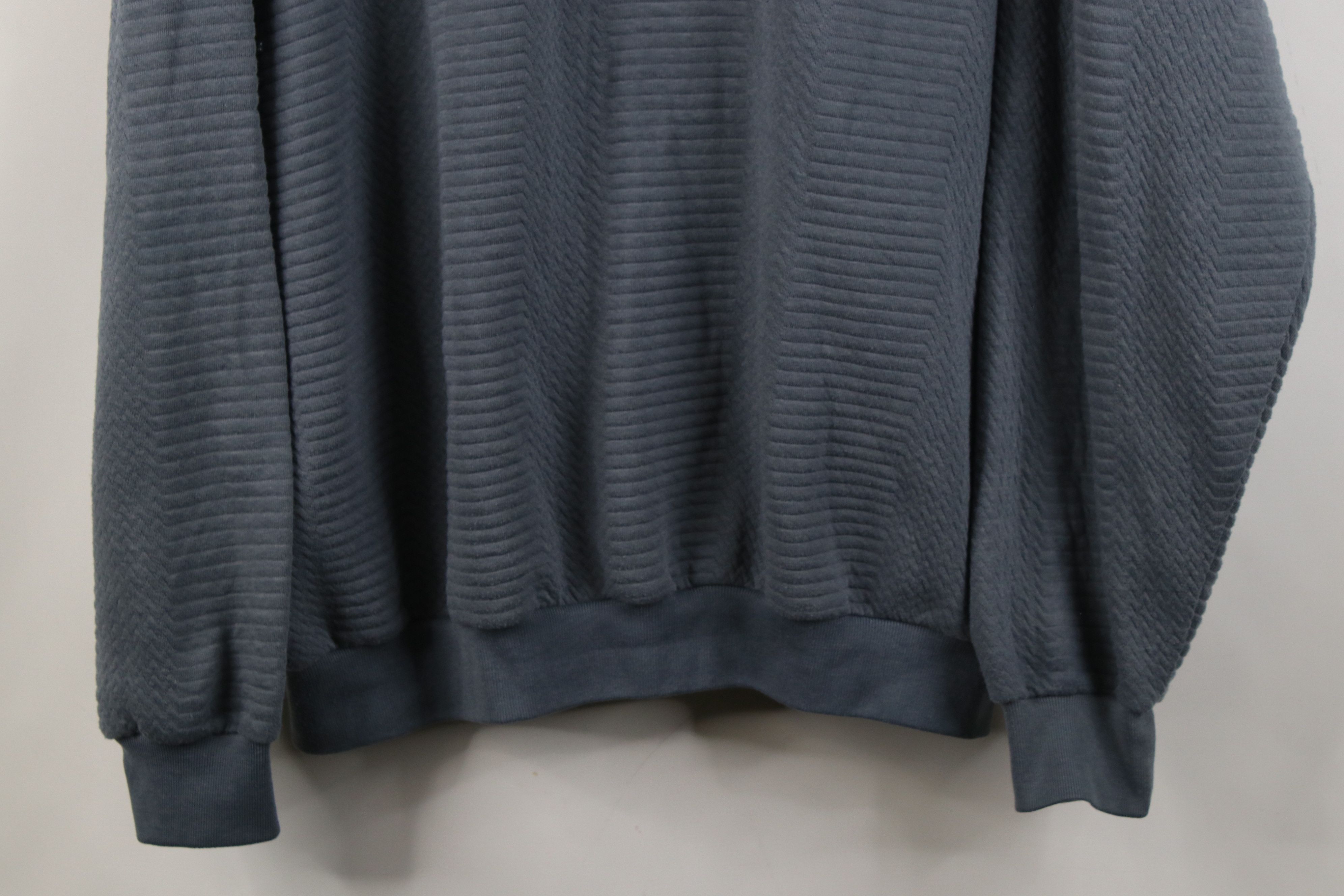 Vintage Vintage 90s Streetwear Ribbed Knit Pullover Polo Shirt Size US L / EU 52-54 / 3 - 3 Thumbnail