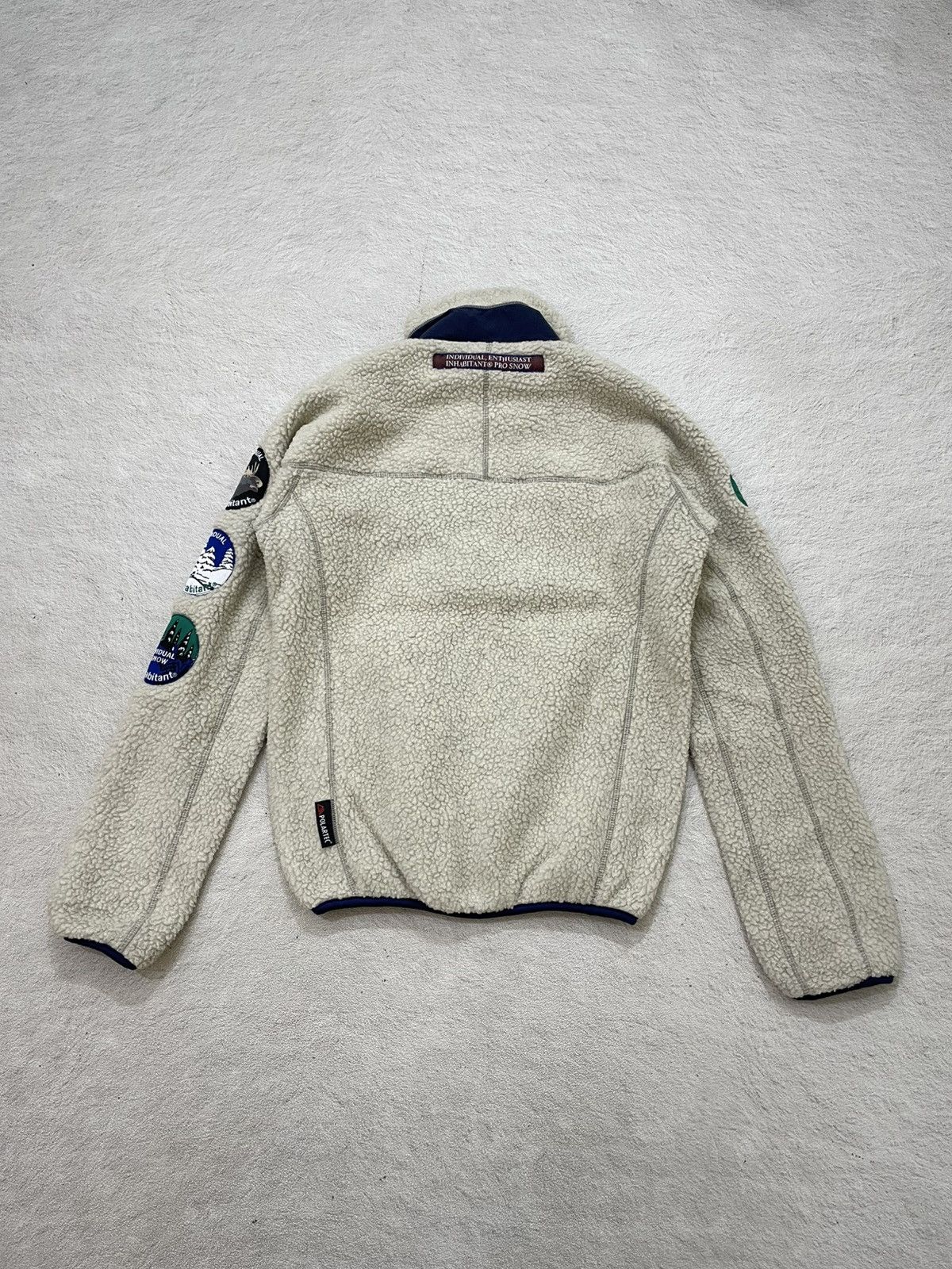 14th Addiction 2000s Inhabitant Patch Sherpa Fleece Jacket Snowboard 14th Size US M / EU 48-50 / 2 - 8 Thumbnail