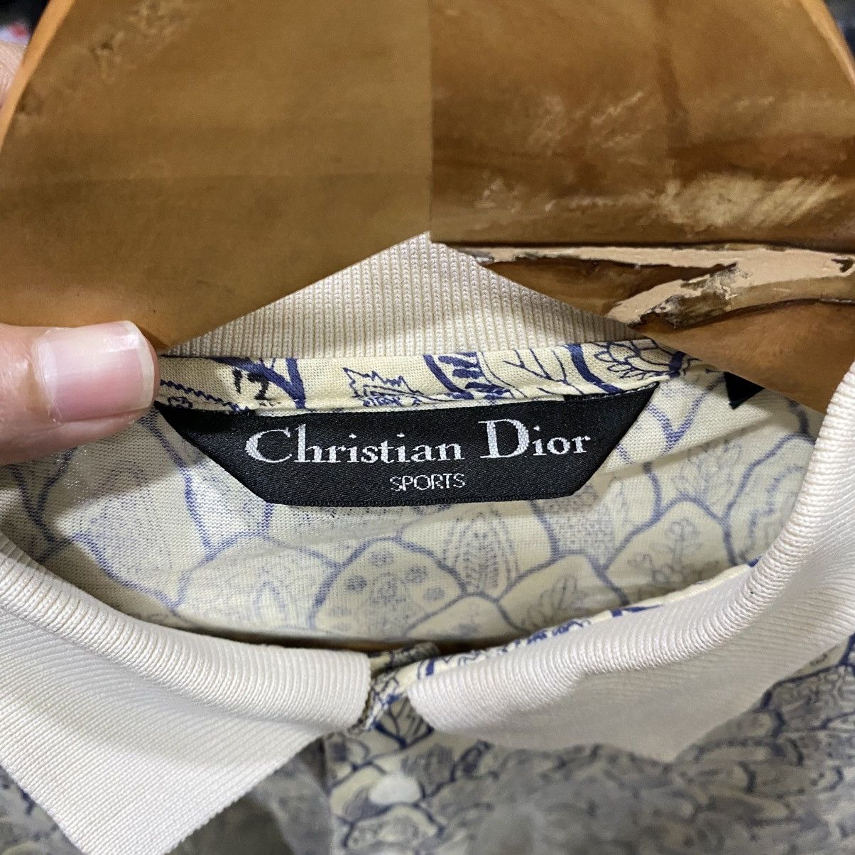 Christian Dior Monsieur Christian Dior Sport All Over Print 🌿☘️🍀🌱 Polos Size US M / EU 48-50 / 2 - 9 Thumbnail