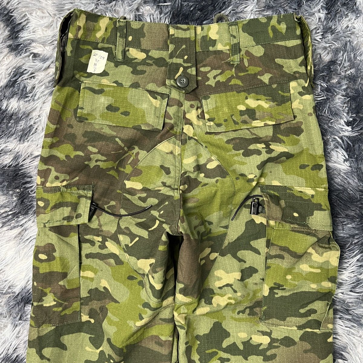 Other Army Camouflage Tactical MultiPocket Double Knee Cargo Pants Size US 28 / EU 44 - 6 Thumbnail