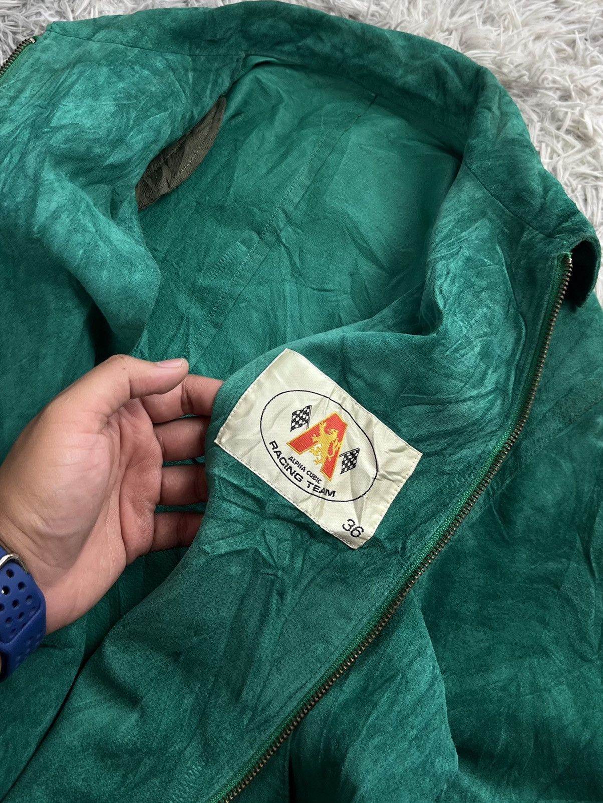 Vintage Vintage Alpha Cubic Racing Team Jacket Size US S / EU 44-46 / 1 - 8 Thumbnail
