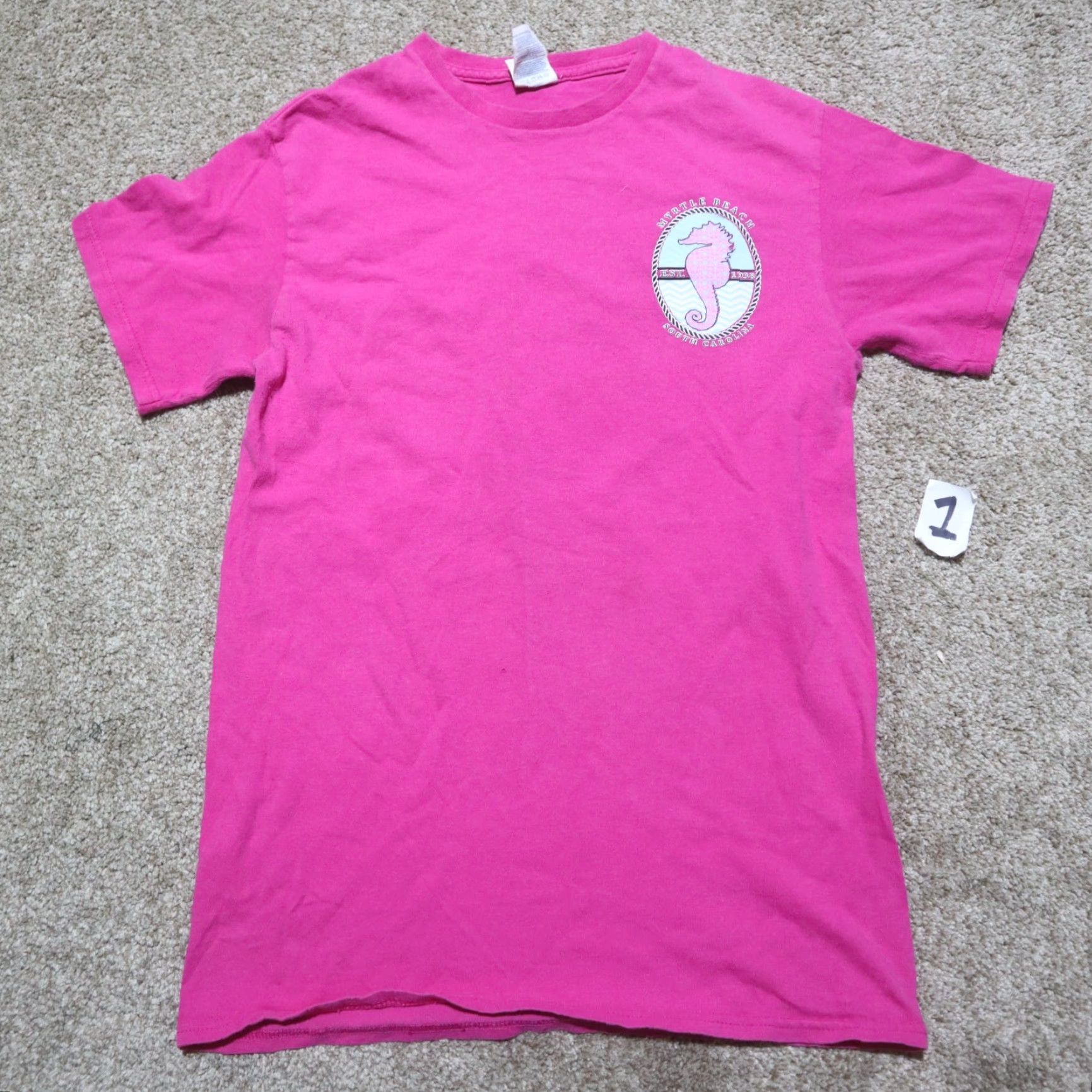 Vintage Myrtle Beach SC South Carolina Sea Horse Tee T-Shirt Ladies Size S Small Size S / US 4 / IT 40 - 3 Thumbnail