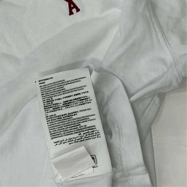 AMI AMIPARIS Logo Print White Crew Neck Tee -2507 Size US XS / EU 42 / 0 - 3 Thumbnail