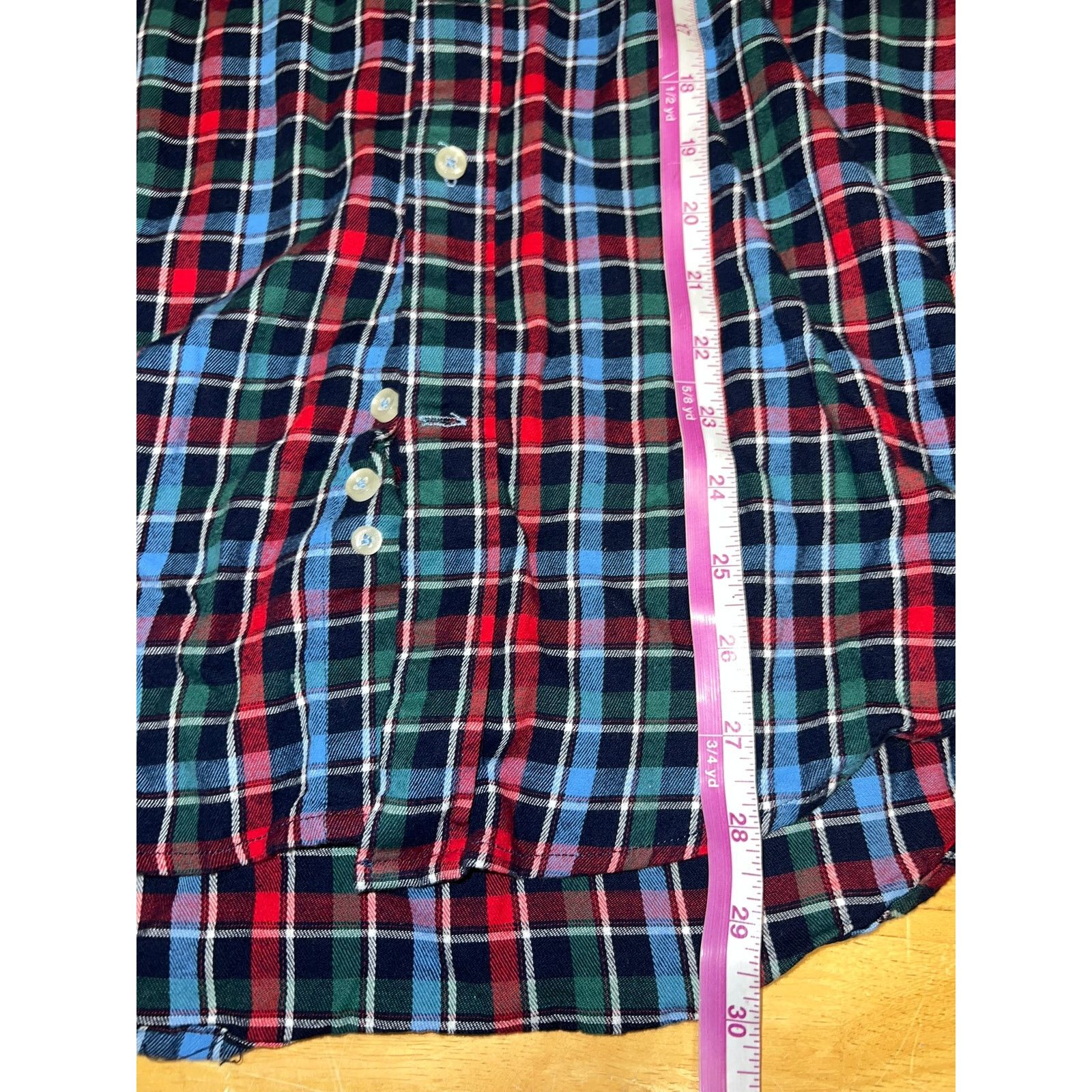 Tailorbyrd Tailorbyrd Button Up Shirt Red Blue Flannel 1930 Collection Size US M / EU 48-50 / 2 - 10 Thumbnail