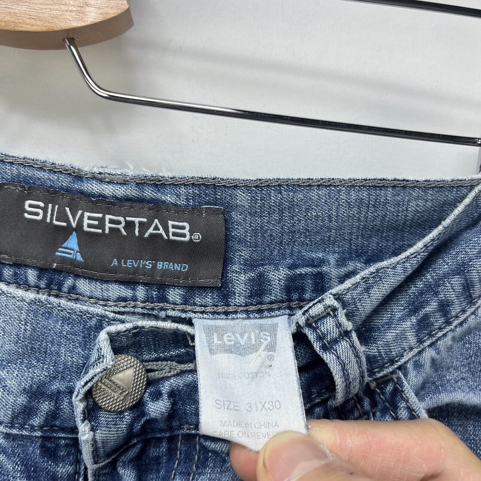 Levi's × Vintage Vintage Y2K Levis Silver Tab Baggy Carpenter Pants 31 Skater Size US 31 - 14 Thumbnail