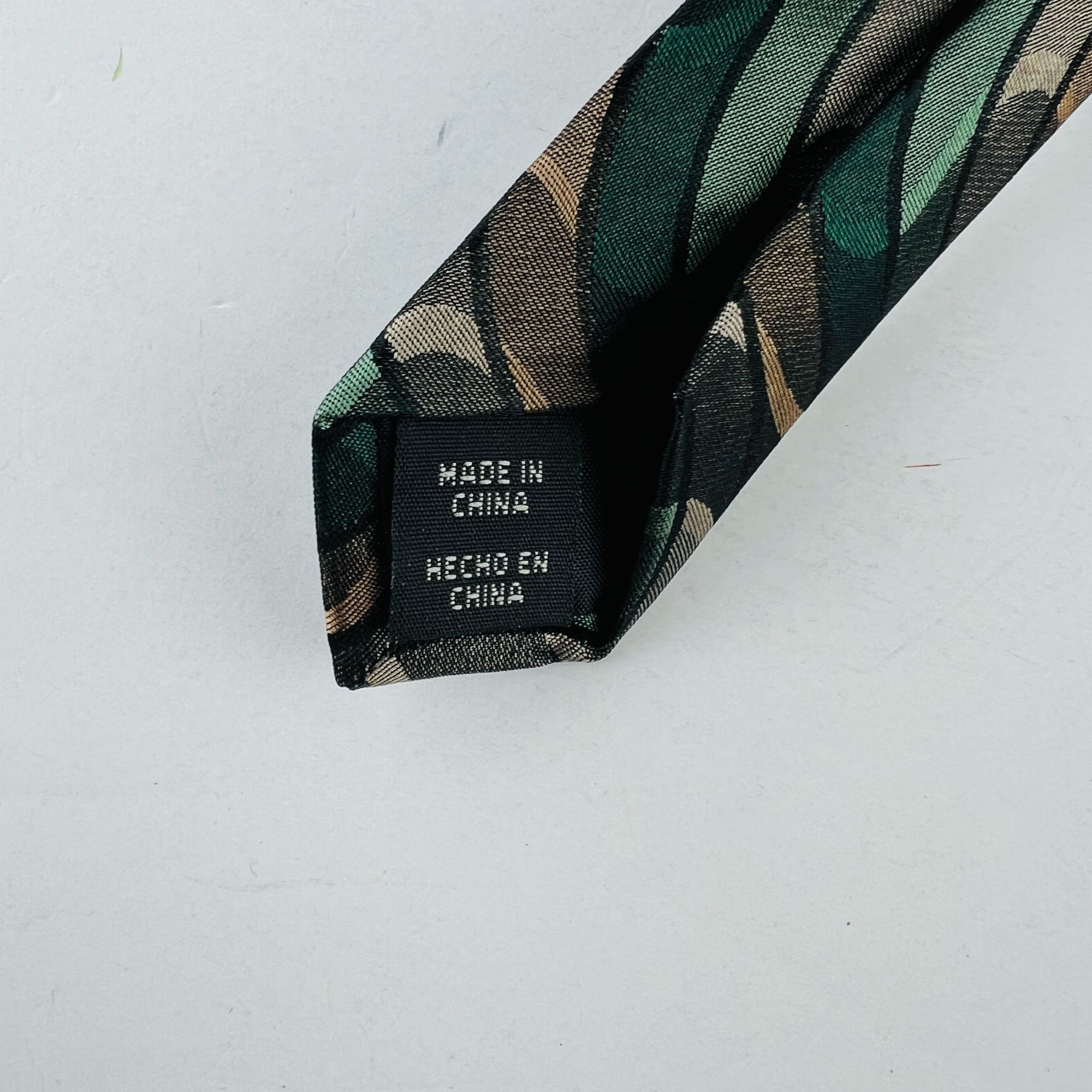Arrow ARROW Army Camo Camoflage Design Necktie Tie 100% Silk Size ONE SIZE - 6 Thumbnail