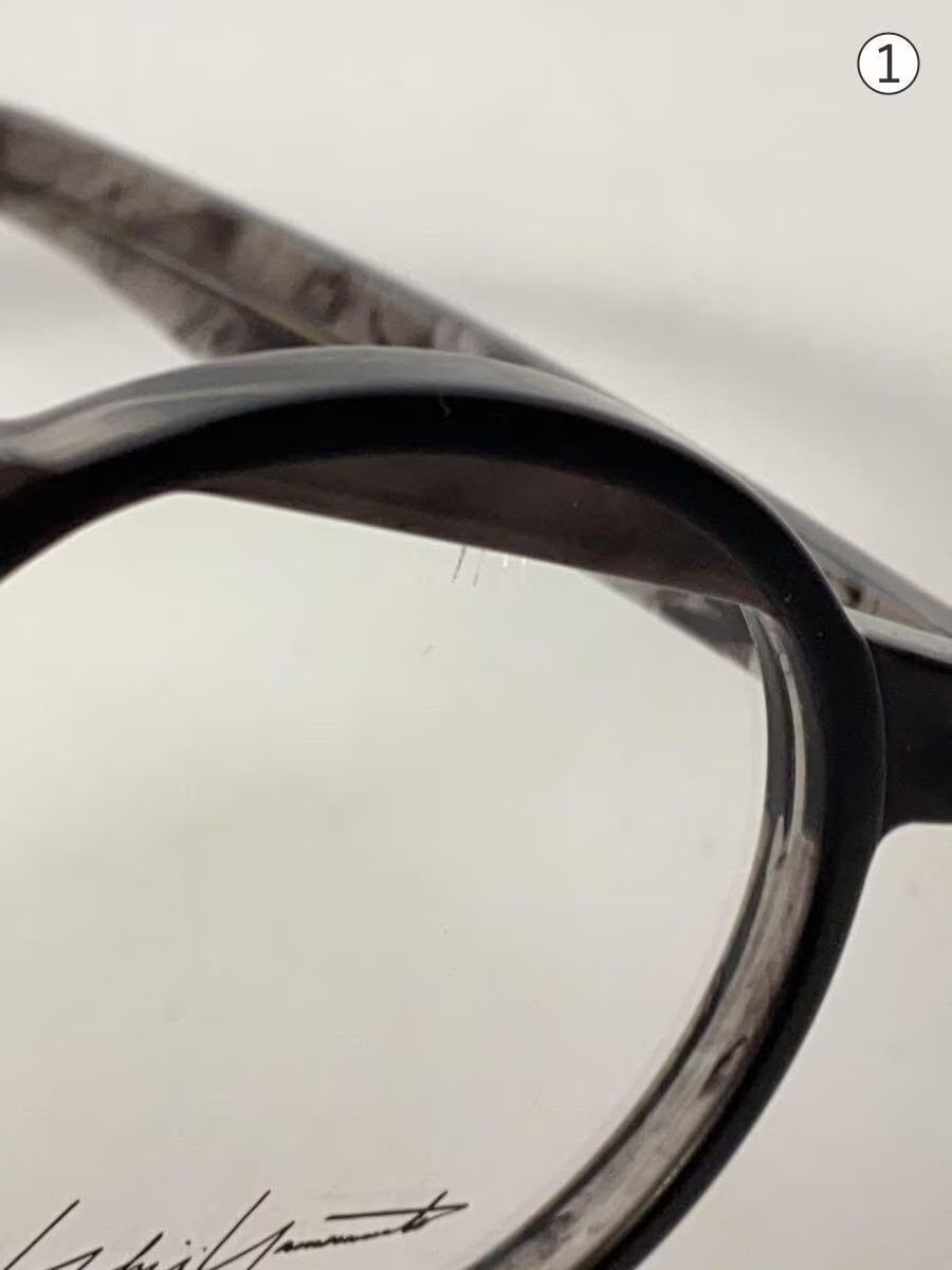 Yohji Yamamoto YOHJI YAMAMOTO Glasses/Plastic/Black/Clear Size ONE SIZE - 7 Thumbnail