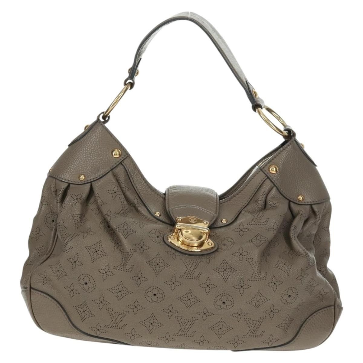 LOUIS VUITTON Mahina Solar Powered PM Bag Leather Taupe M931