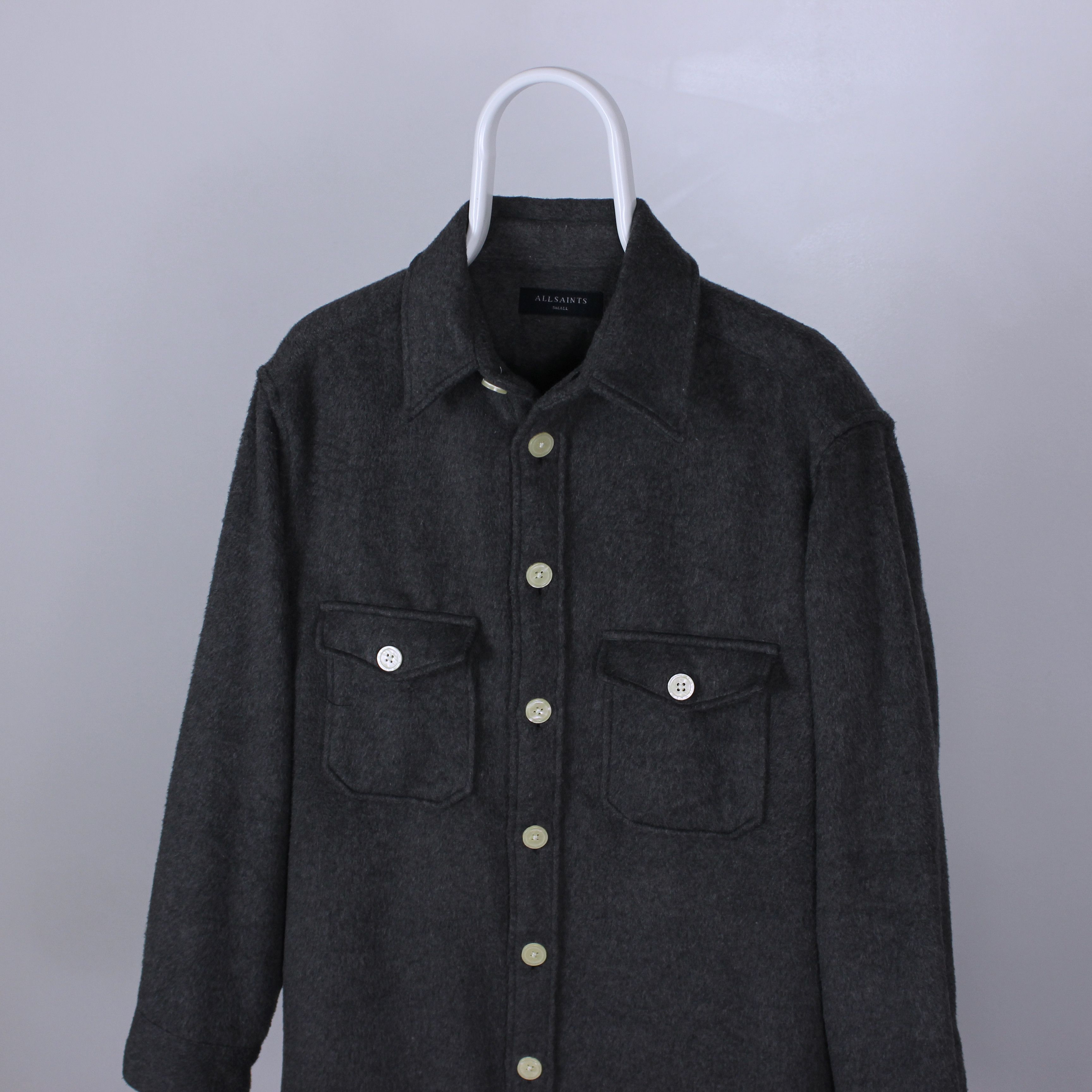 Allsaints Allsaints heavy shirt jacket wool dillingham ls shirt M Size US S / EU 44-46 / 1 - 2 Thumbnail