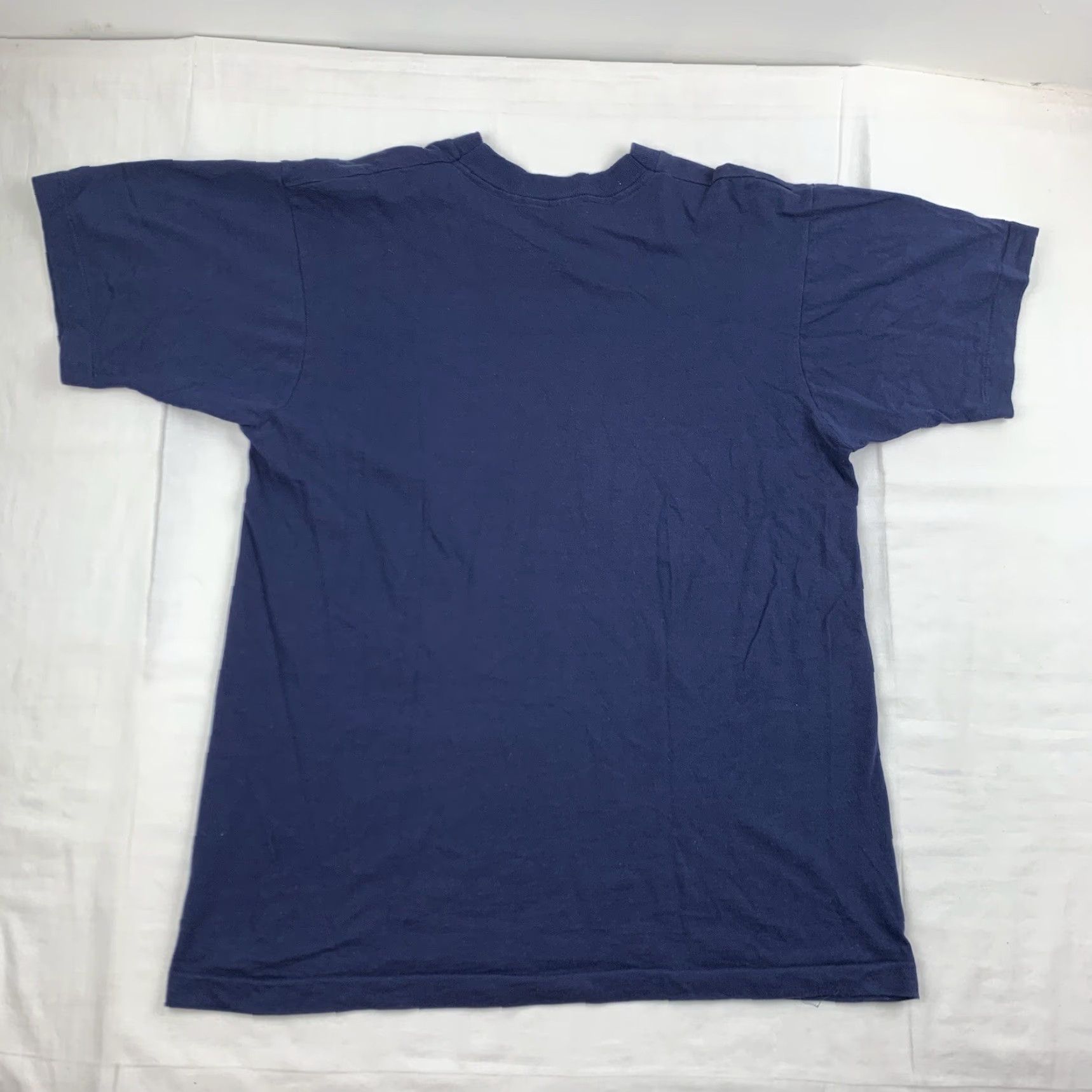 Fruit Of The Loom VINTAGE Operation Desert Shield Shirt Adult Large Blue United States Military Fruit of the Loom Shirt Mens 90s Military Size US L / EU 52-54 / 3 - 8 Thumbnail