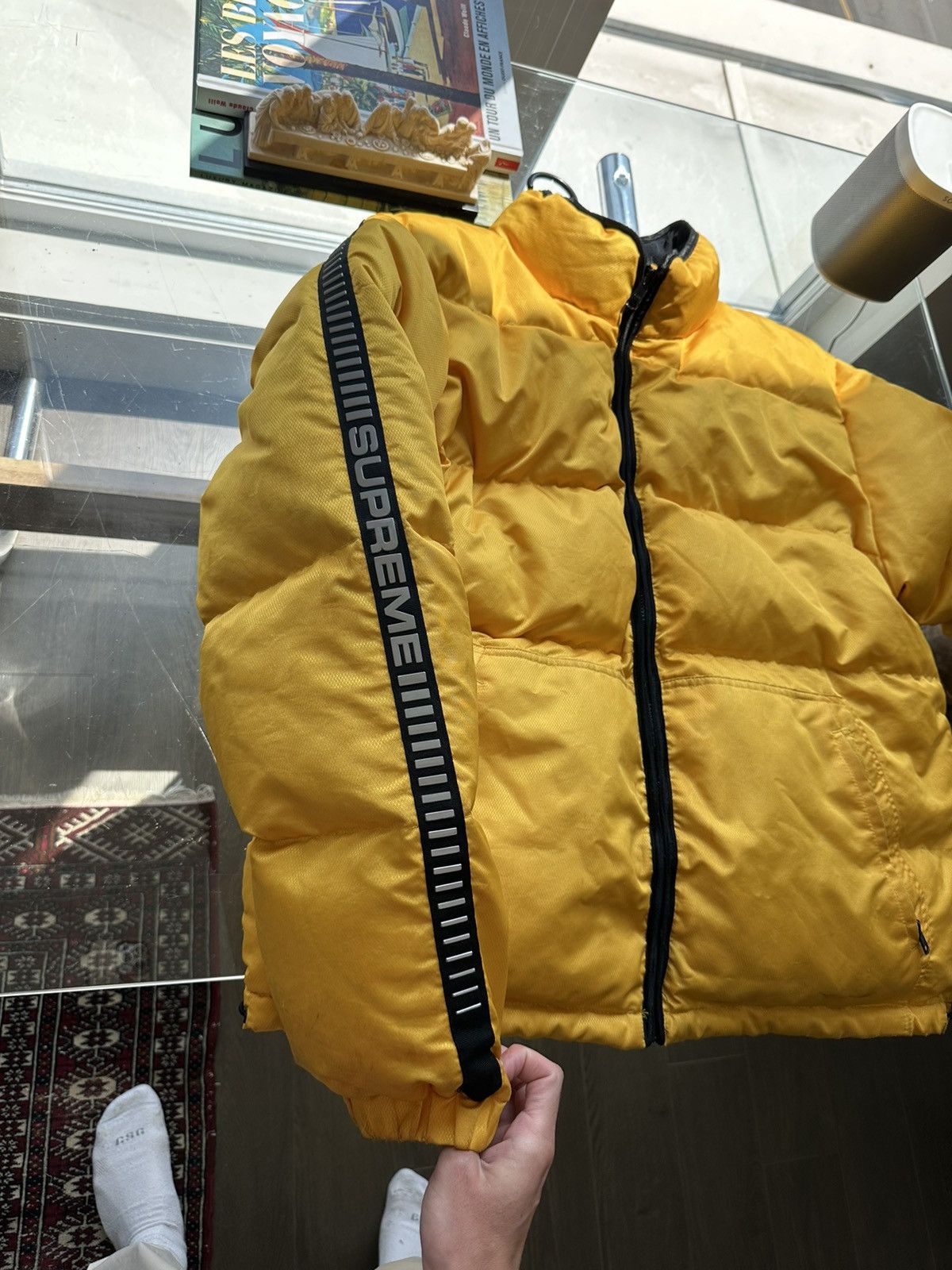 Supreme Supreme Yellow Puffer Reflective Size US L / EU 52-54 / 3 - 4 Thumbnail