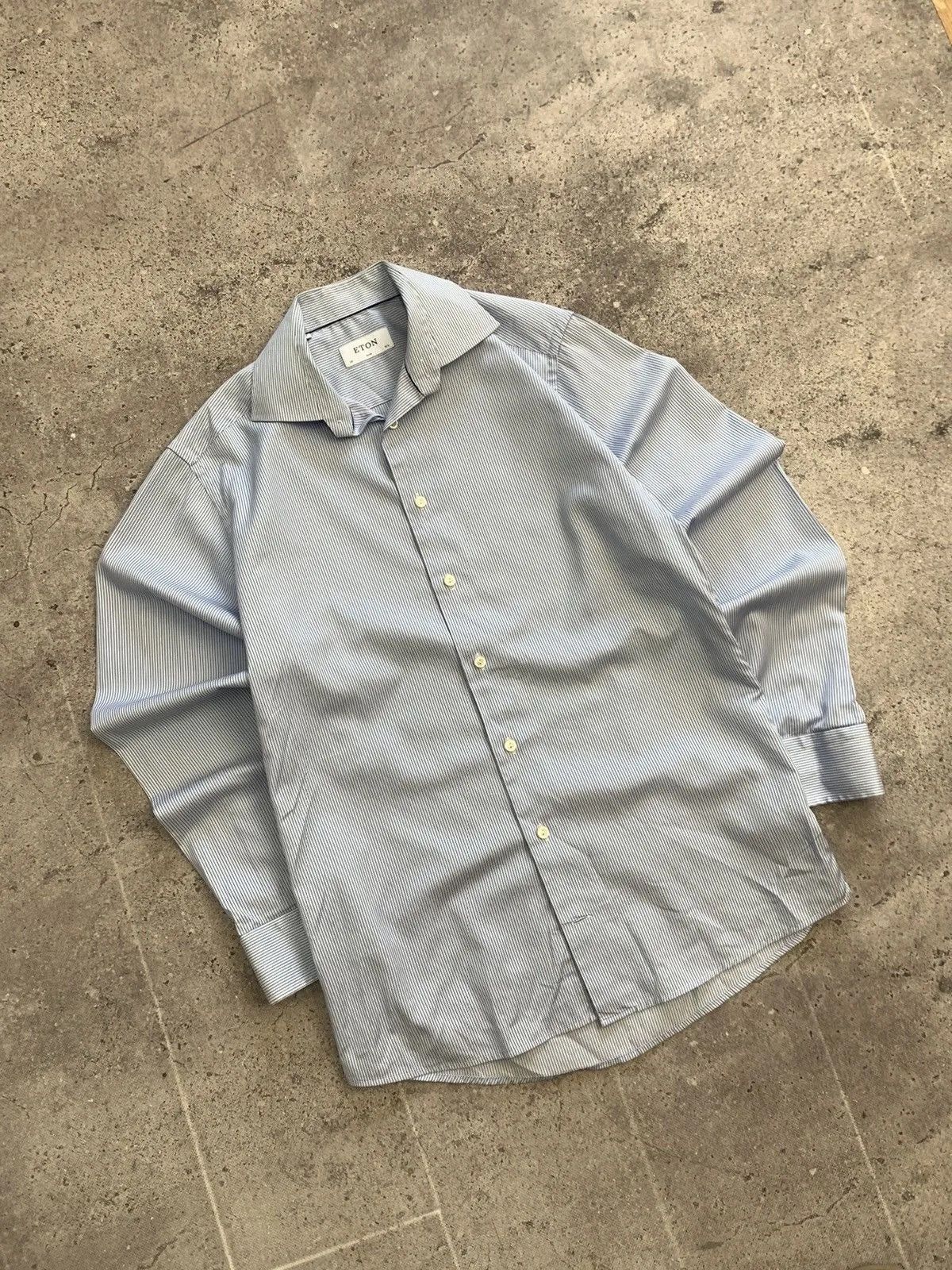 Designer × Eton Vintage luxury Shirt Eton OldMoney Archival Clothes watanabe Size US M / EU 48-50 / 2 - 5 Thumbnail