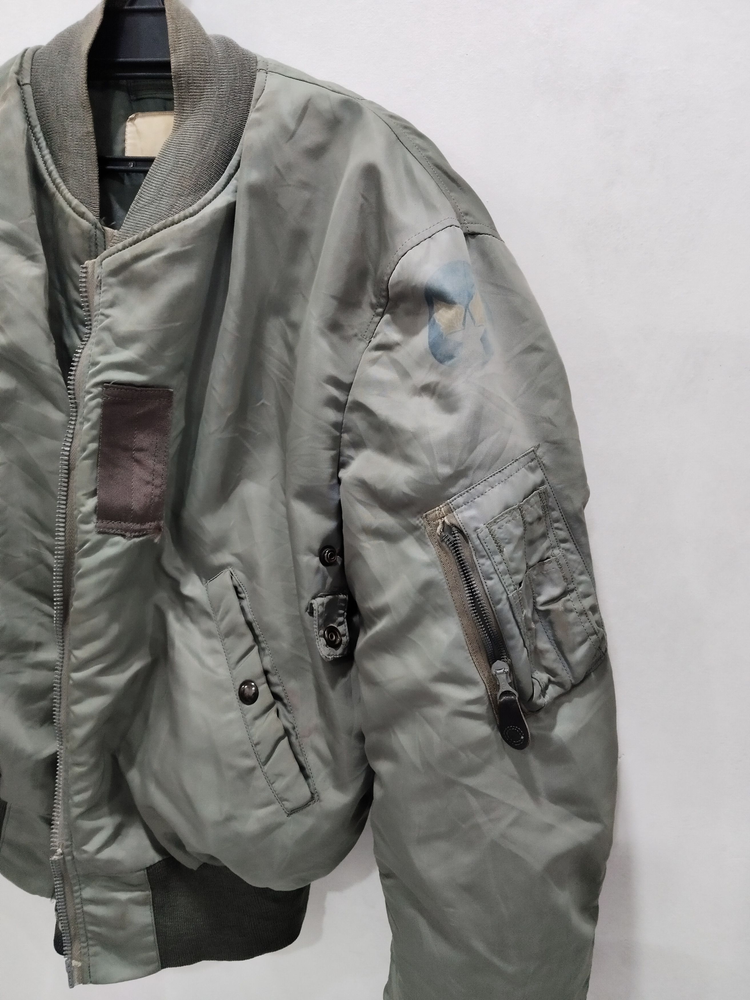 Flying Coffin × Vintage Vintage 70s Bomber Reversible Flight jacket Size US XL / EU 56 / 4 - 2 Thumbnail