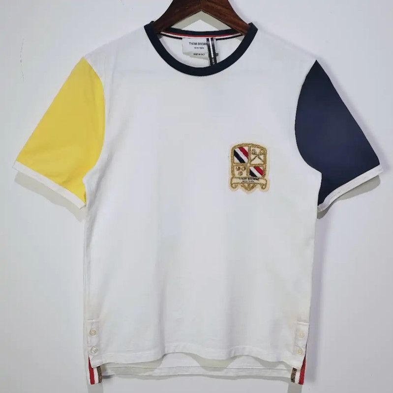 Thom Browne Thom Browne Women's White Cotton T-Shirt 0089 Size S / US 4 / IT 40 - 1 Thumbnail