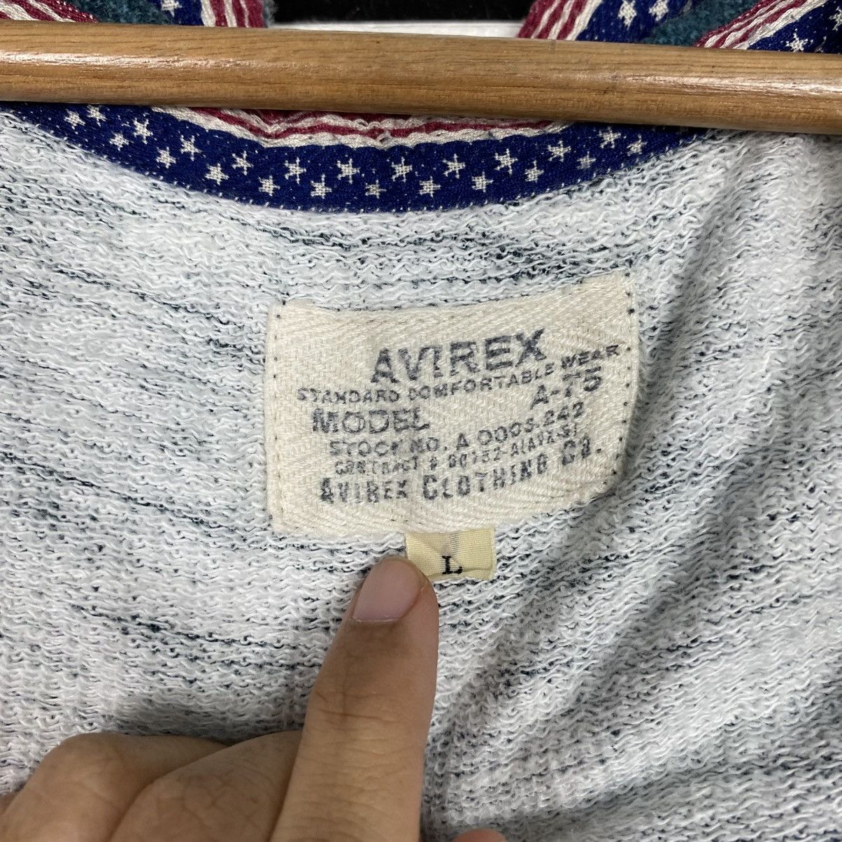 Avirex 📌Vintage Bomber Zipper Hoodie Jacket Avirex Over Print Size US L / EU 52-54 / 3 - 22 Thumbnail
