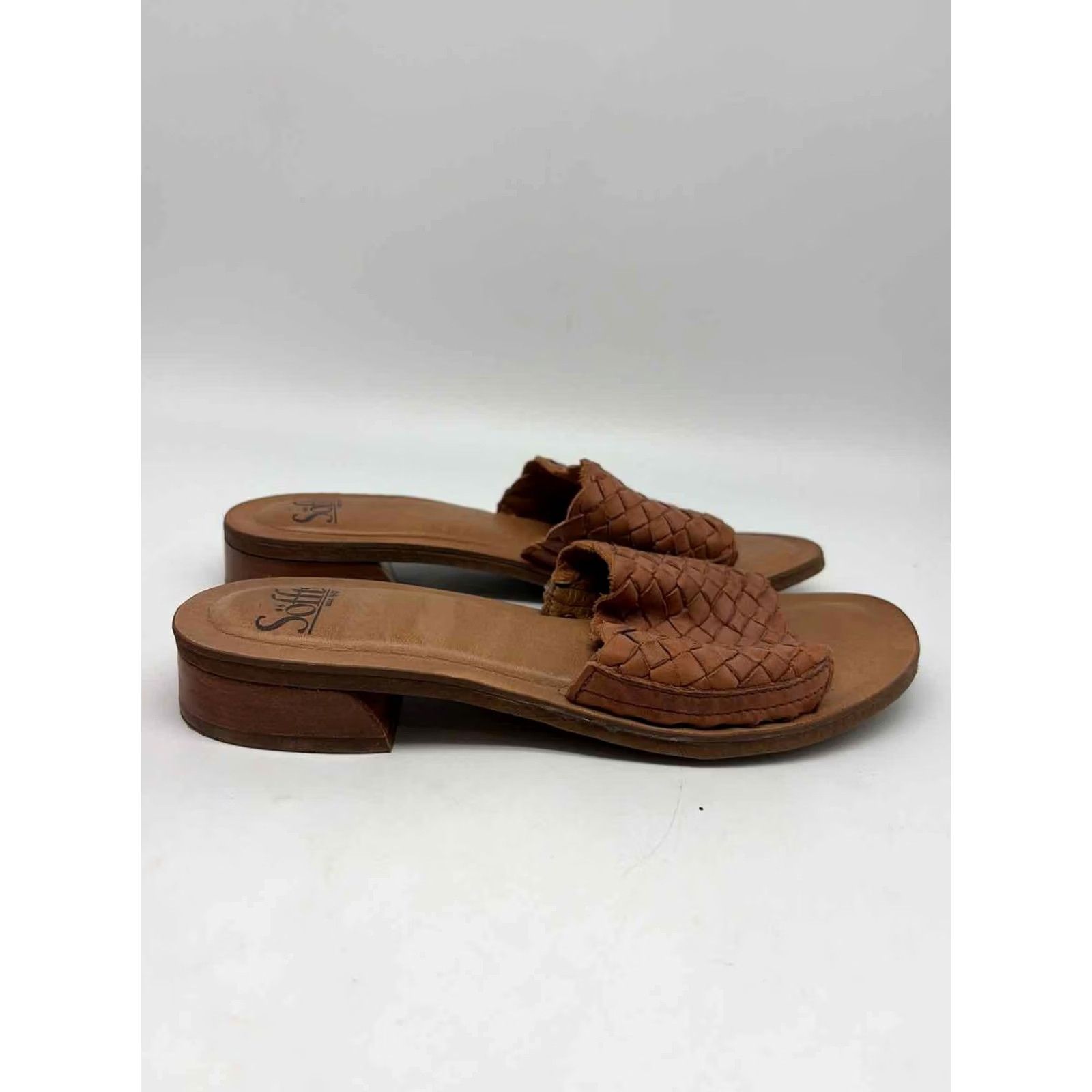 Vintage Sofft Tan Size 9 Slide Sandals Size US 9 / IT 39 - 4 Thumbnail