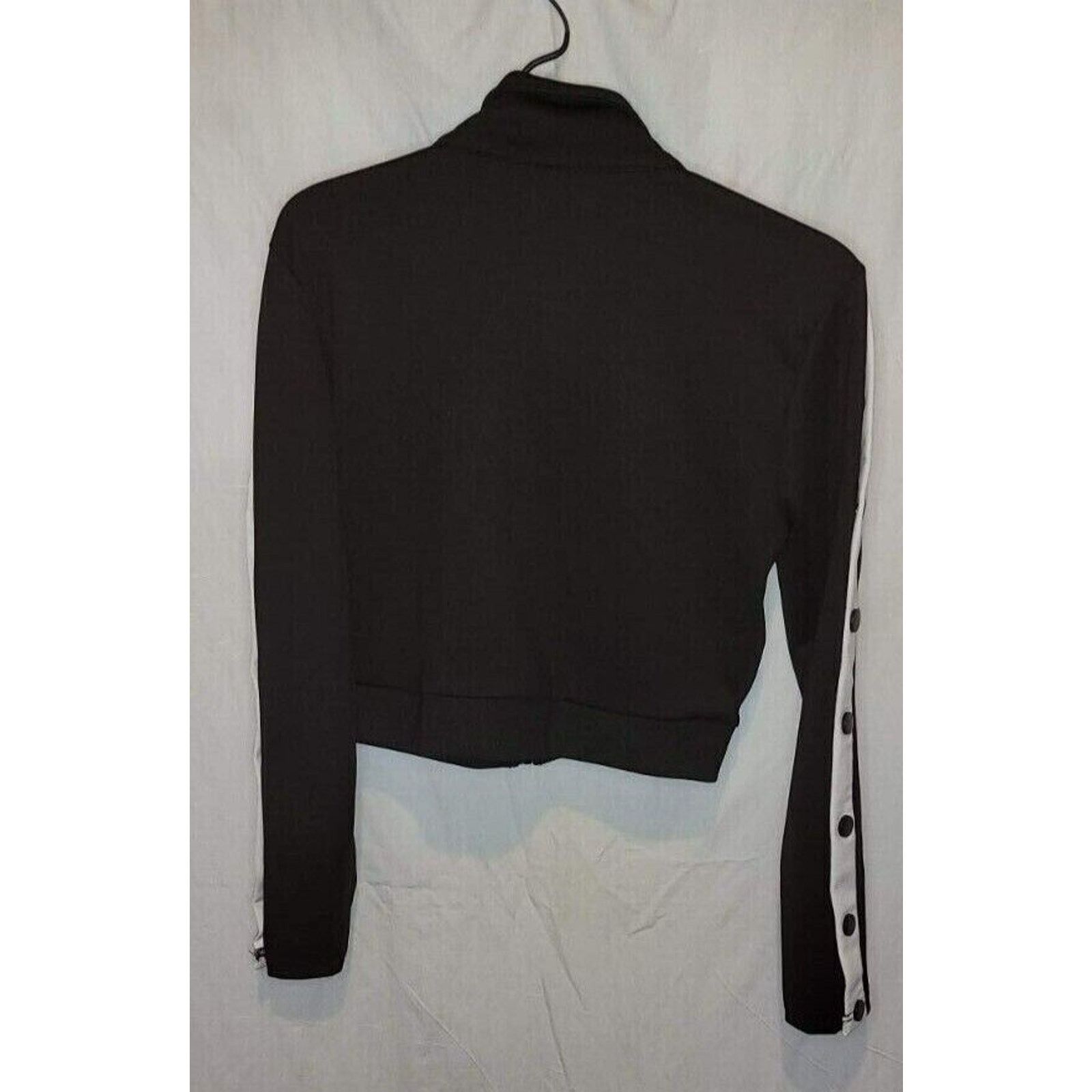 Other American Brazi Black Varsity Sport Zip Crop Jacket Size S Size S / US 4 / IT 40 - 3 Thumbnail