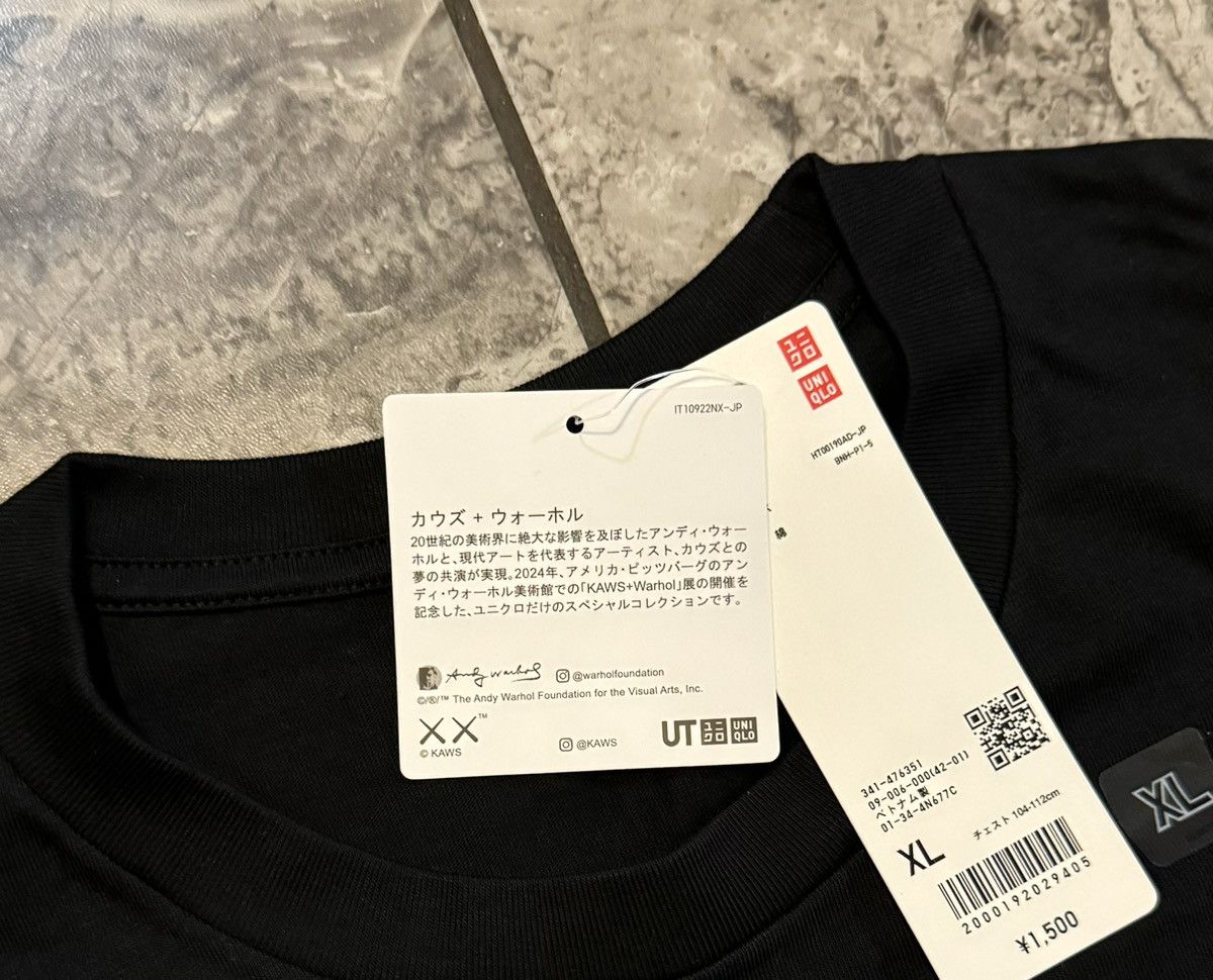 Andy Warhol × Kaws × Uniqlo NWT kaws x Andy Warhol x Uniqlo shirt size XL Size US XL / EU 56 / 4 - 4 Thumbnail