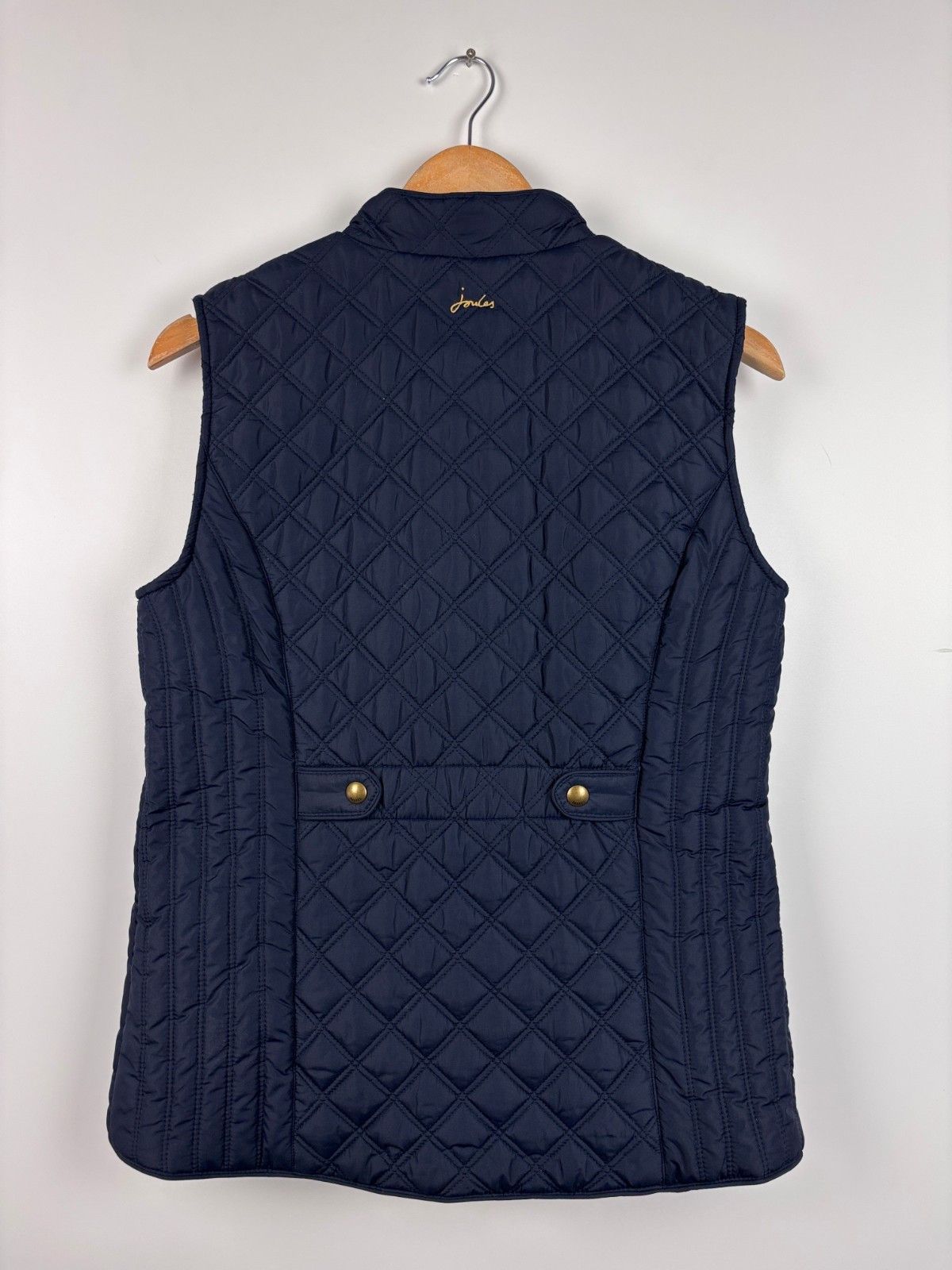 Other Joules Quilted Zip Vest Jacket Blue Size US 8 / EU 40 Size M / US 6-8 / IT 42-44 - 4 Thumbnail