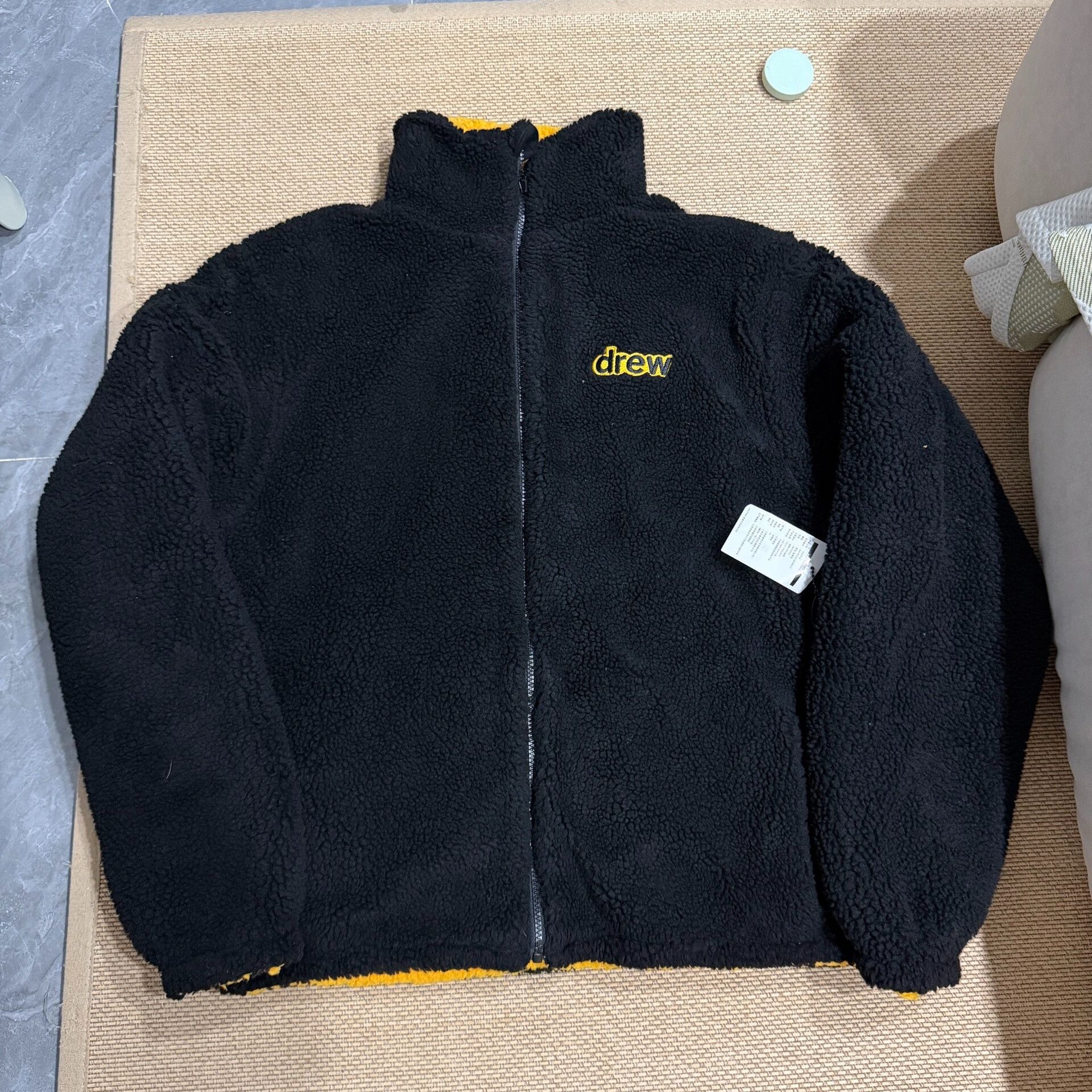Drew House Drewhouse Black Yellow Reversible Jacket Size US L / EU 52-54 / 3 - 1 Thumbnail