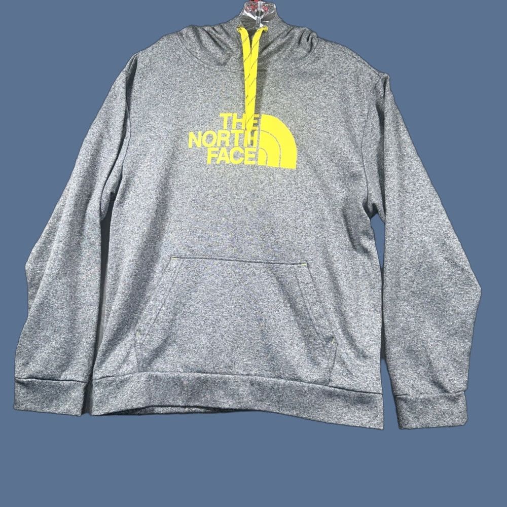 The North Face The North Face Hoodie Mens L Gray Pullover Logo Graphic Print Hooded Pockets Shirt Sweatshirt Size US L / EU 52-54 / 3 - 1 Thumbnail
