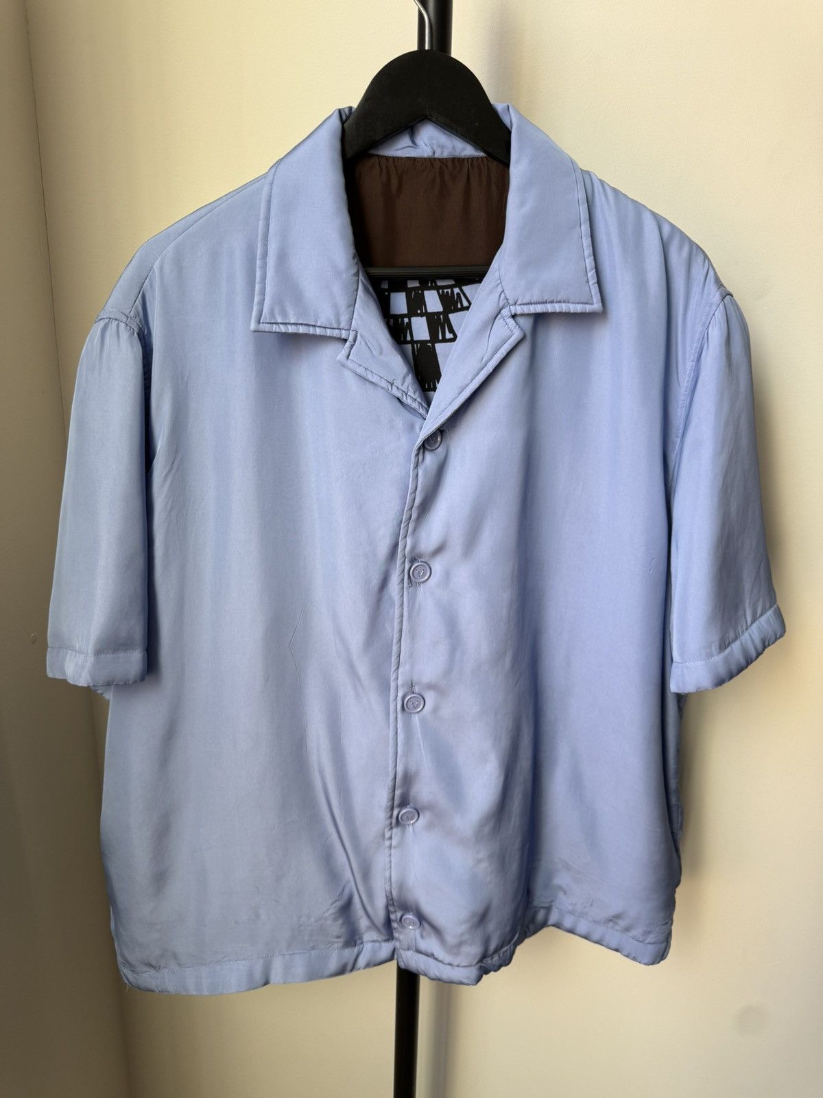 Bottega Veneta Lamborghini Silk Padded Shirt Fall 2021 Size US L / EU 52-54 / 3 - 3 Thumbnail