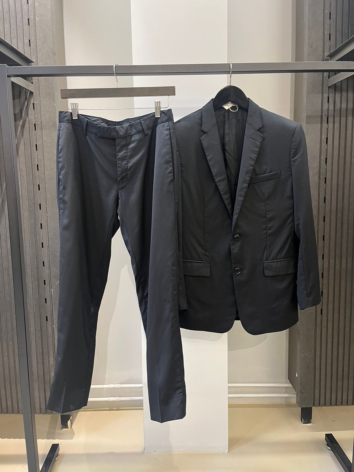 Pre-owned Dior Homme Black Wool Suit