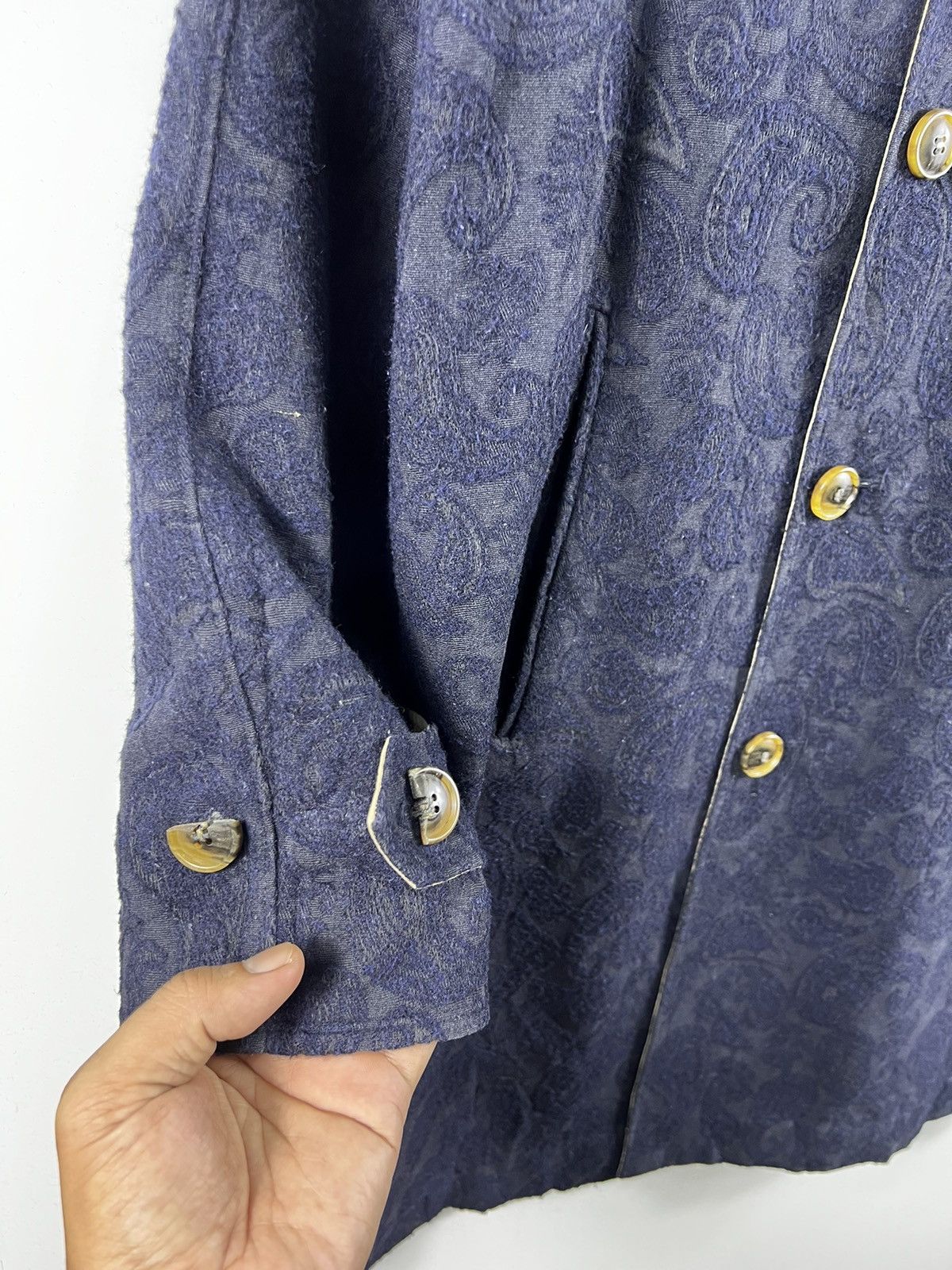Beams Plus × Japanese Brand 🔥 Beams Boy reversible paisley long coat Size S / US 4 / IT 40 - 9 Thumbnail