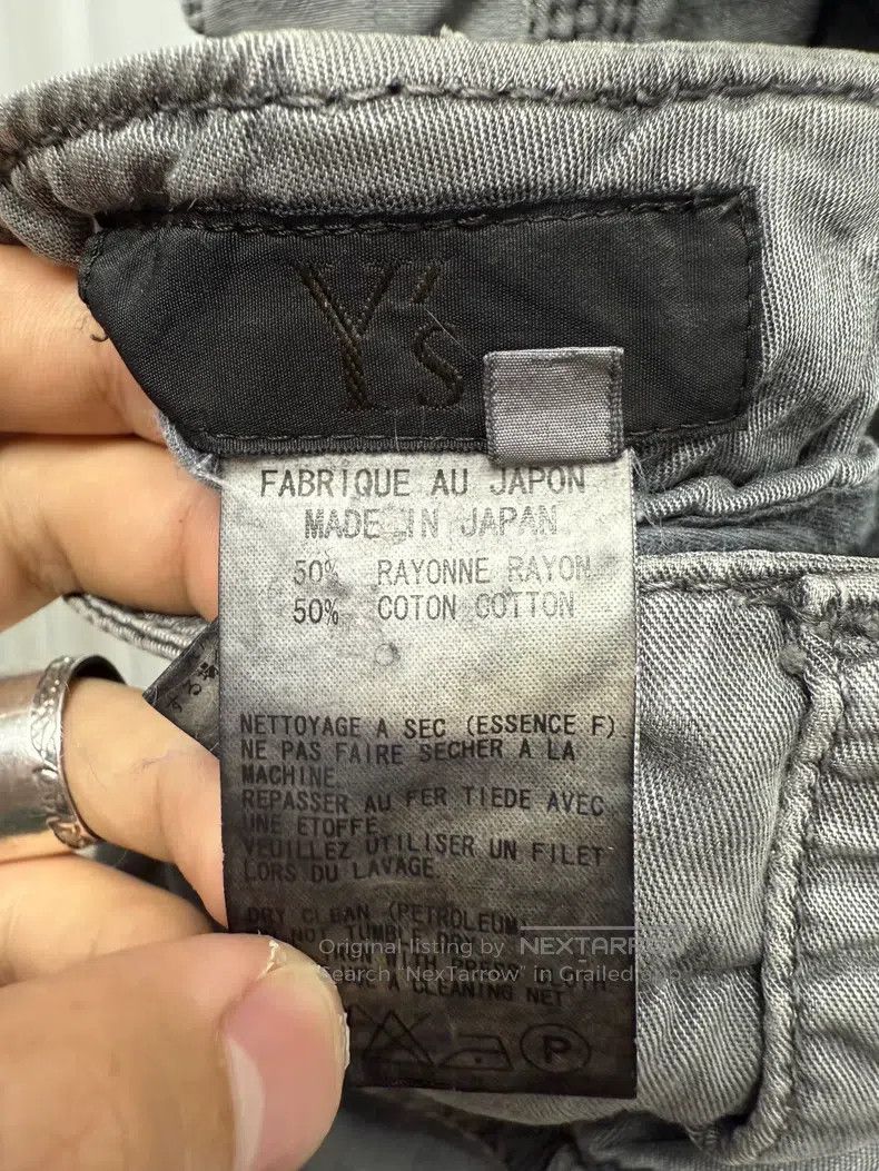 Yohji Yamamoto YOHJI YAMAMOTO size S Grey Mud-Dyed Loose Fit Trousers Siz Size US 27 - 7 Thumbnail