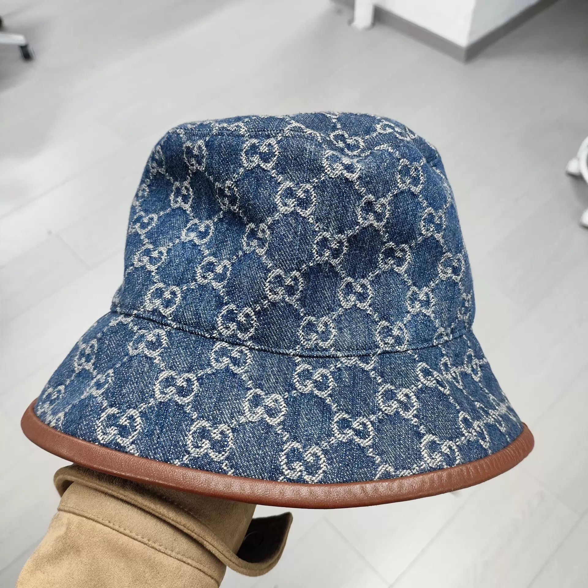 Gucci Gucci GG Supreme blue hat Size ONE SIZE - 1 Thumbnail