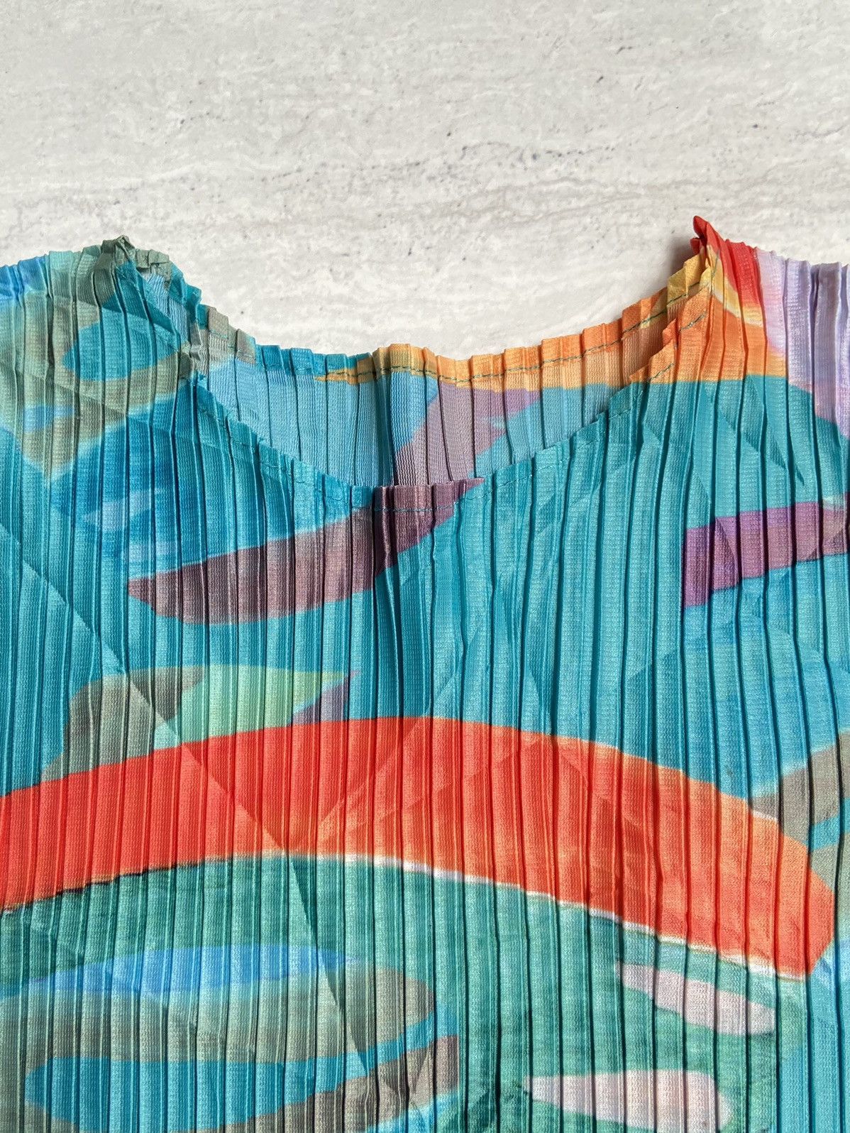 Designer × Issey Miyake × Japanese Brand Japanese Brand Pleats Top Size L / US 10 / IT 46 - 16 Thumbnail