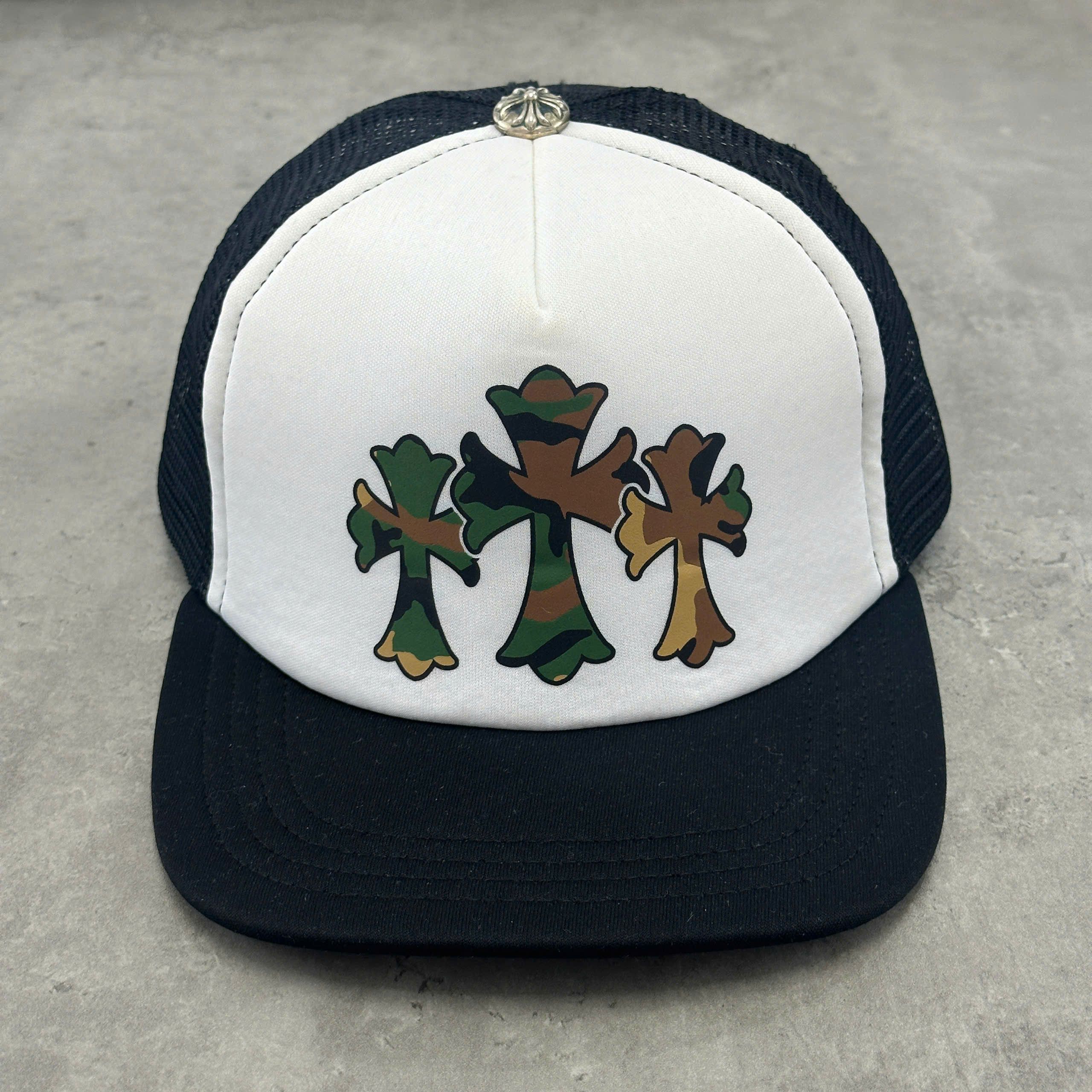 Chrome Hearts Cemetery Trucker Hat Black | Grailed
