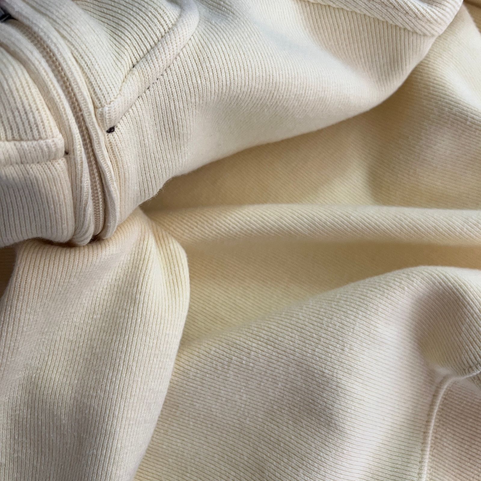 Tasso Elba Tasso Elba Men’s Pullover Sweater Cream Ribbed Cotton Size L Size US L / EU 52-54 / 3 - 13 Thumbnail